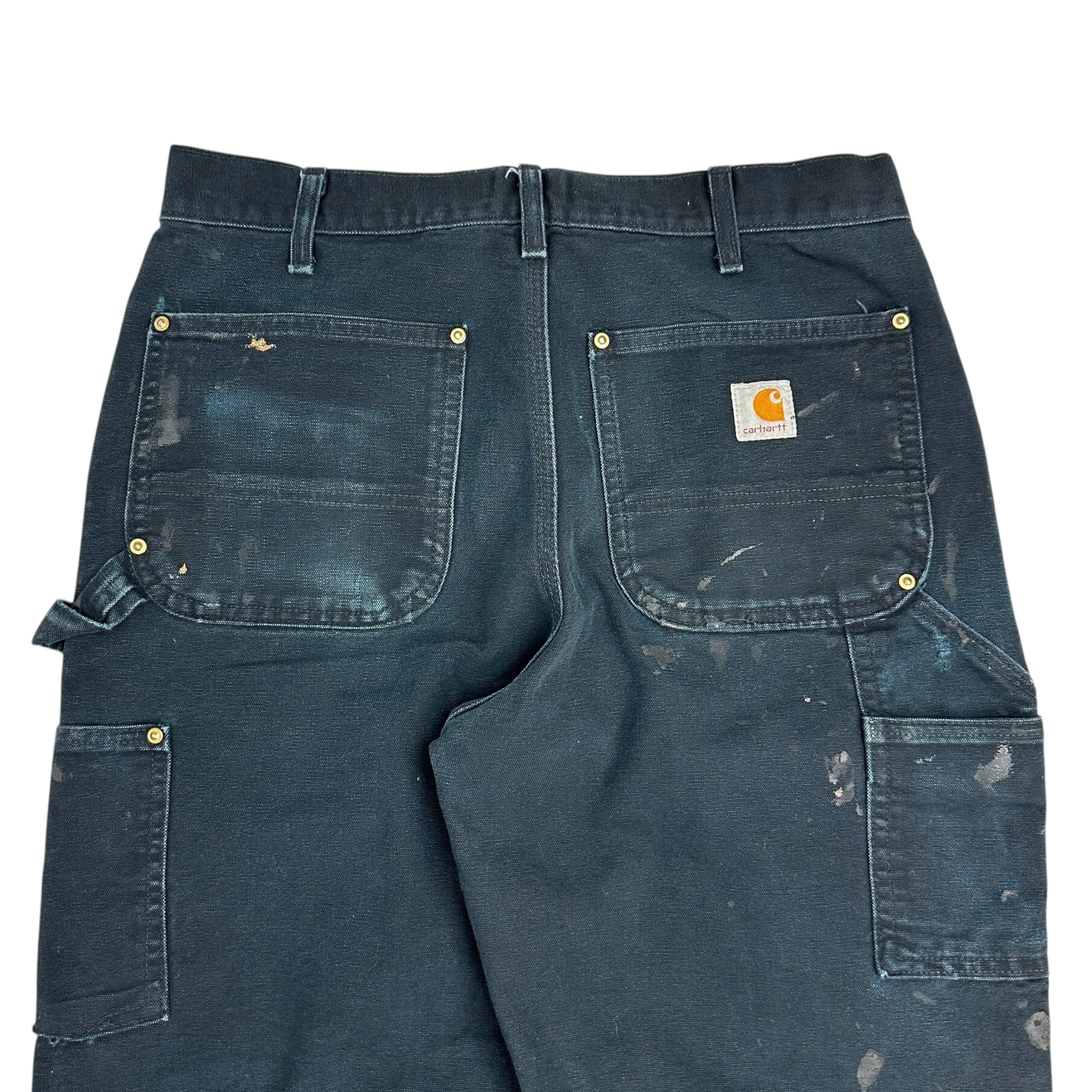 Vintage Carhartt Double Knee Cargo Pants Black