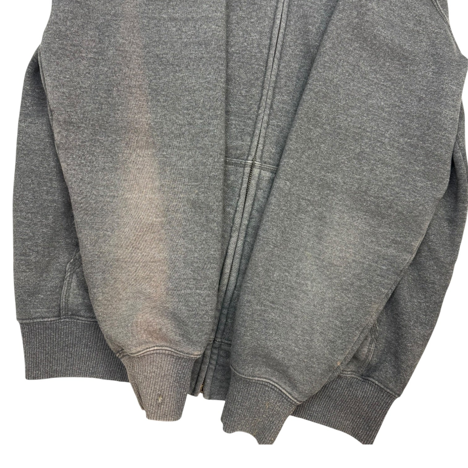 Vintage Carhartt Zip Up Hoodie Grey