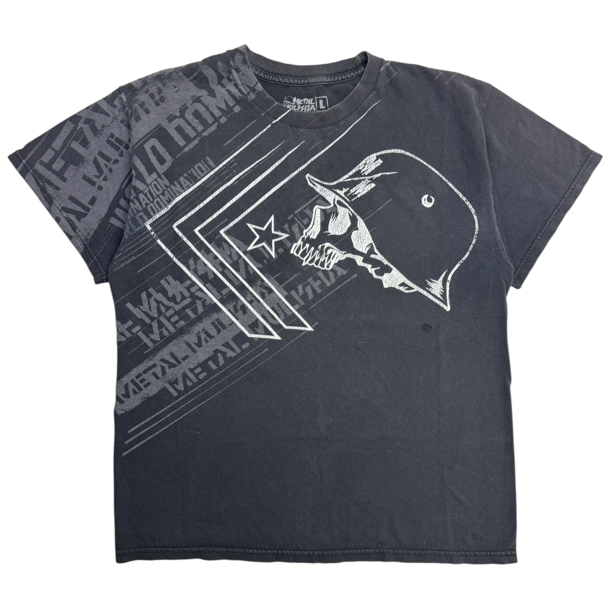 Y2K Metal Mulisha Mall Goth T-Shirt Faded Black