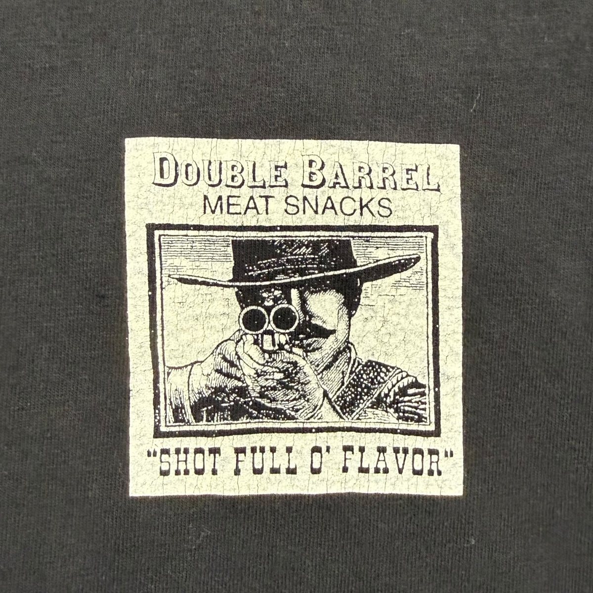 Vintage Double Barrel Meat Snacks “Take Your Best Shot” Tee Black