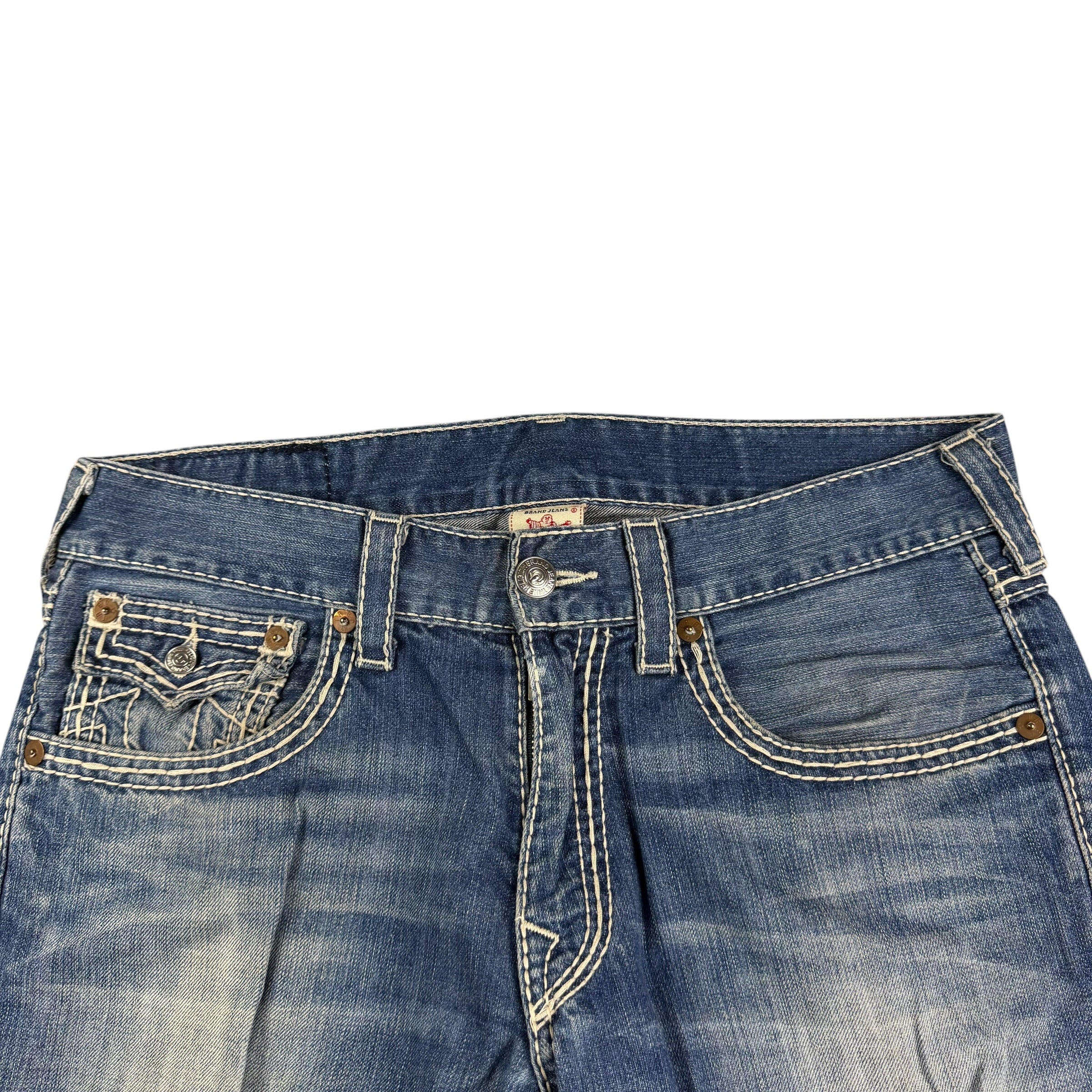 Vintage True Religion Relaxed Denim Jeans Blue
