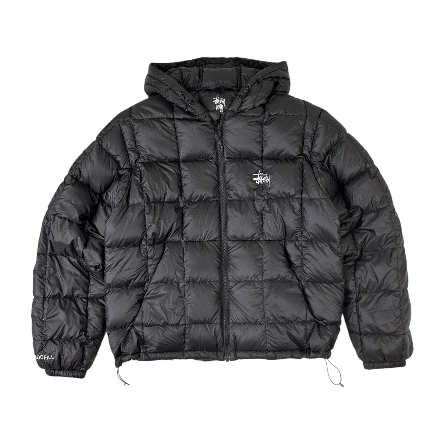 Stussy Midweight Hooded Puffer Jacket Black