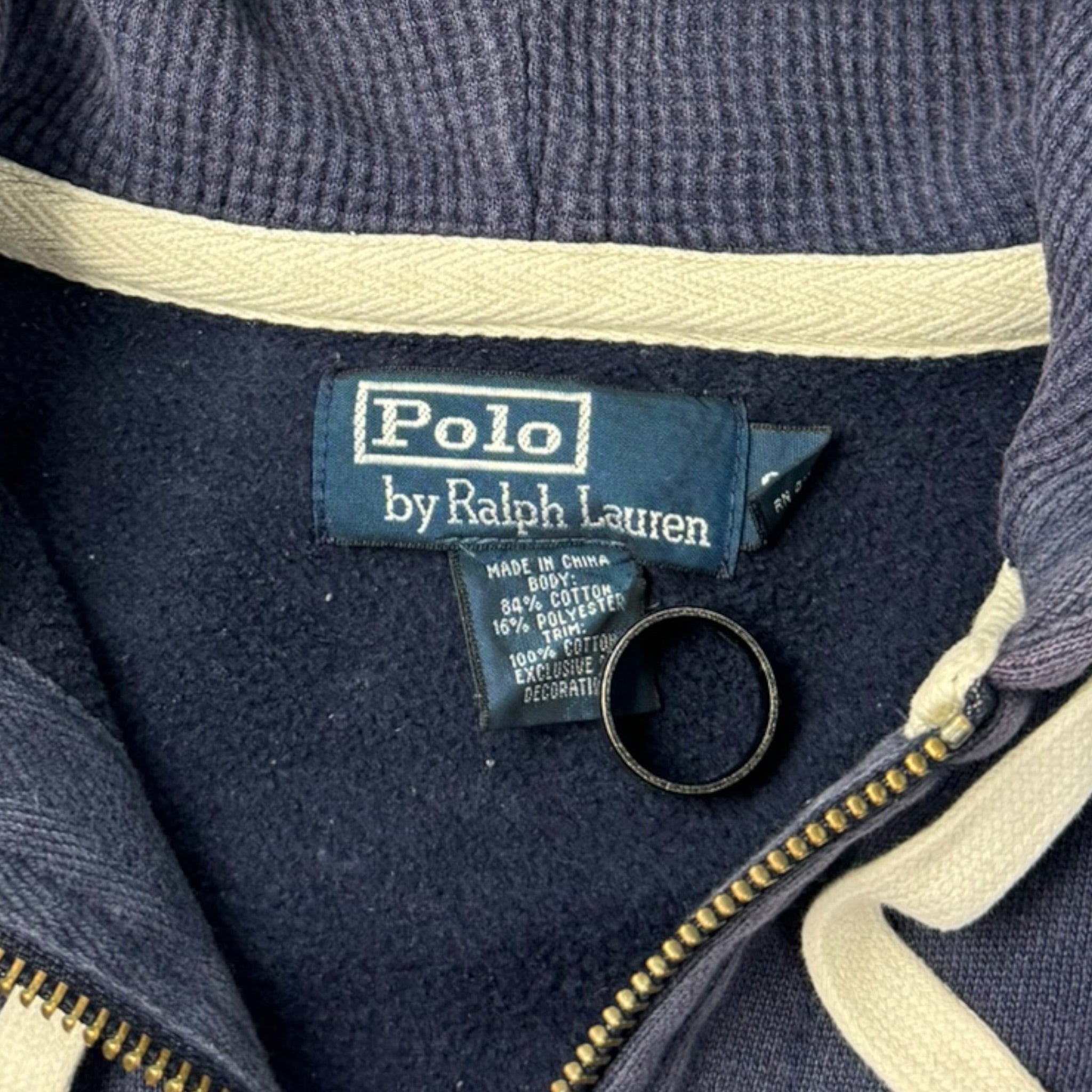 Polo Ralph Lauren Zip Up Hoodie Navy