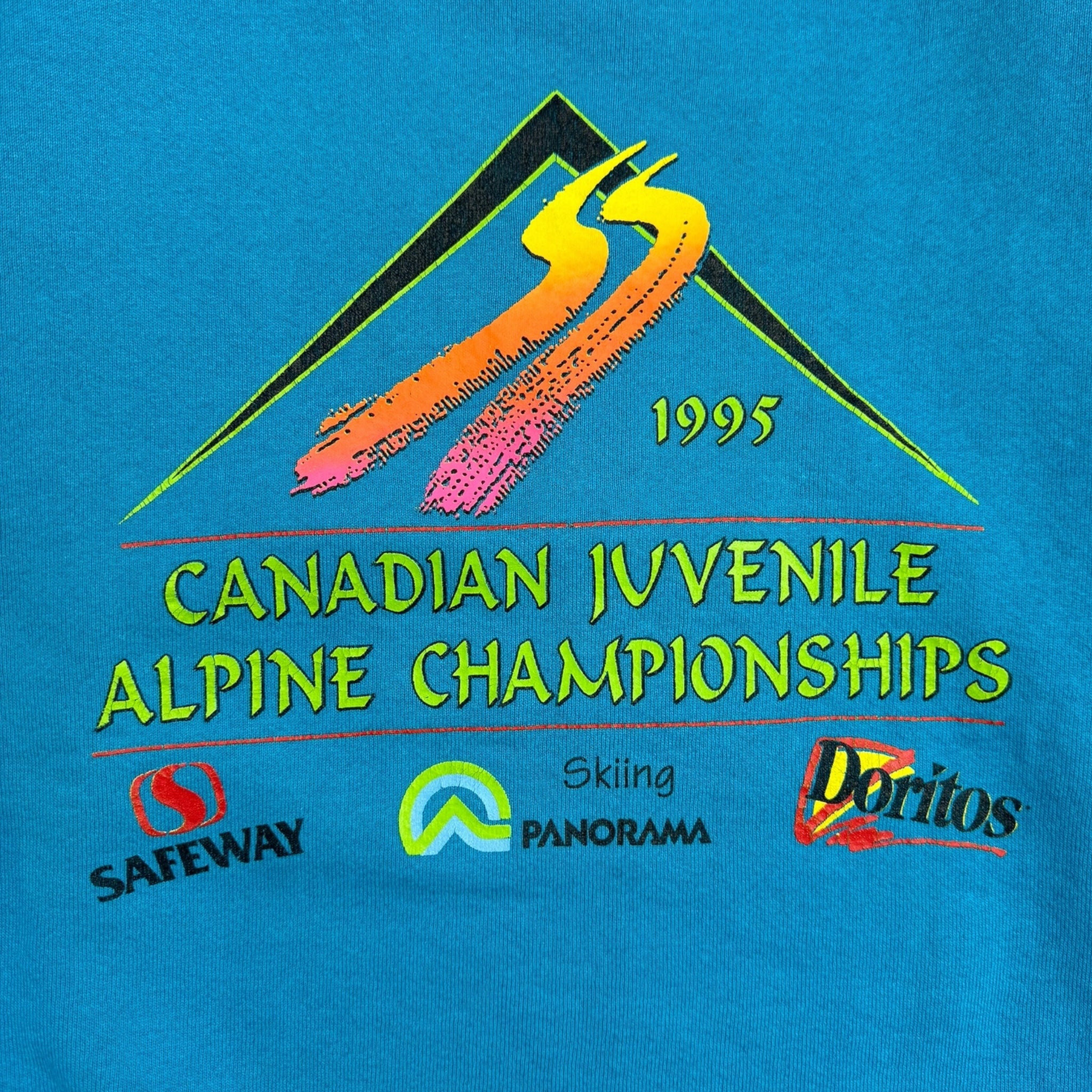 1995 Canadian Juvenile Skiing Championship Pullover Sweater