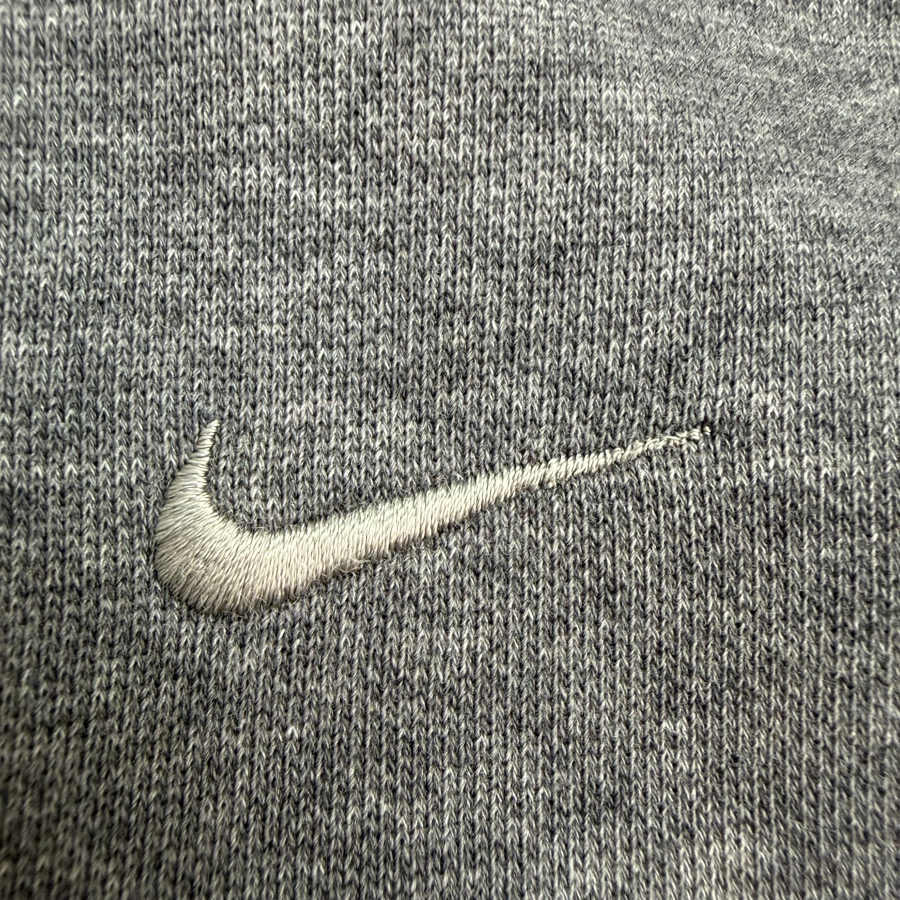 Vintage Nike Mini Swoosh Hoodie Grey