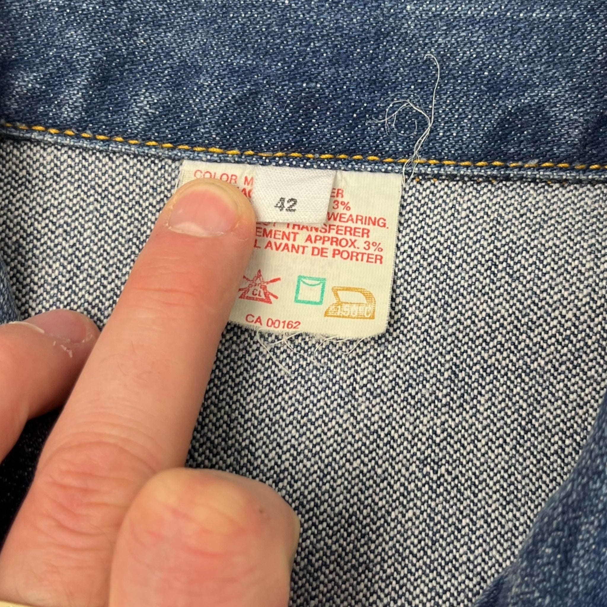 Vintage GWG Zig Zag Denim Jacket