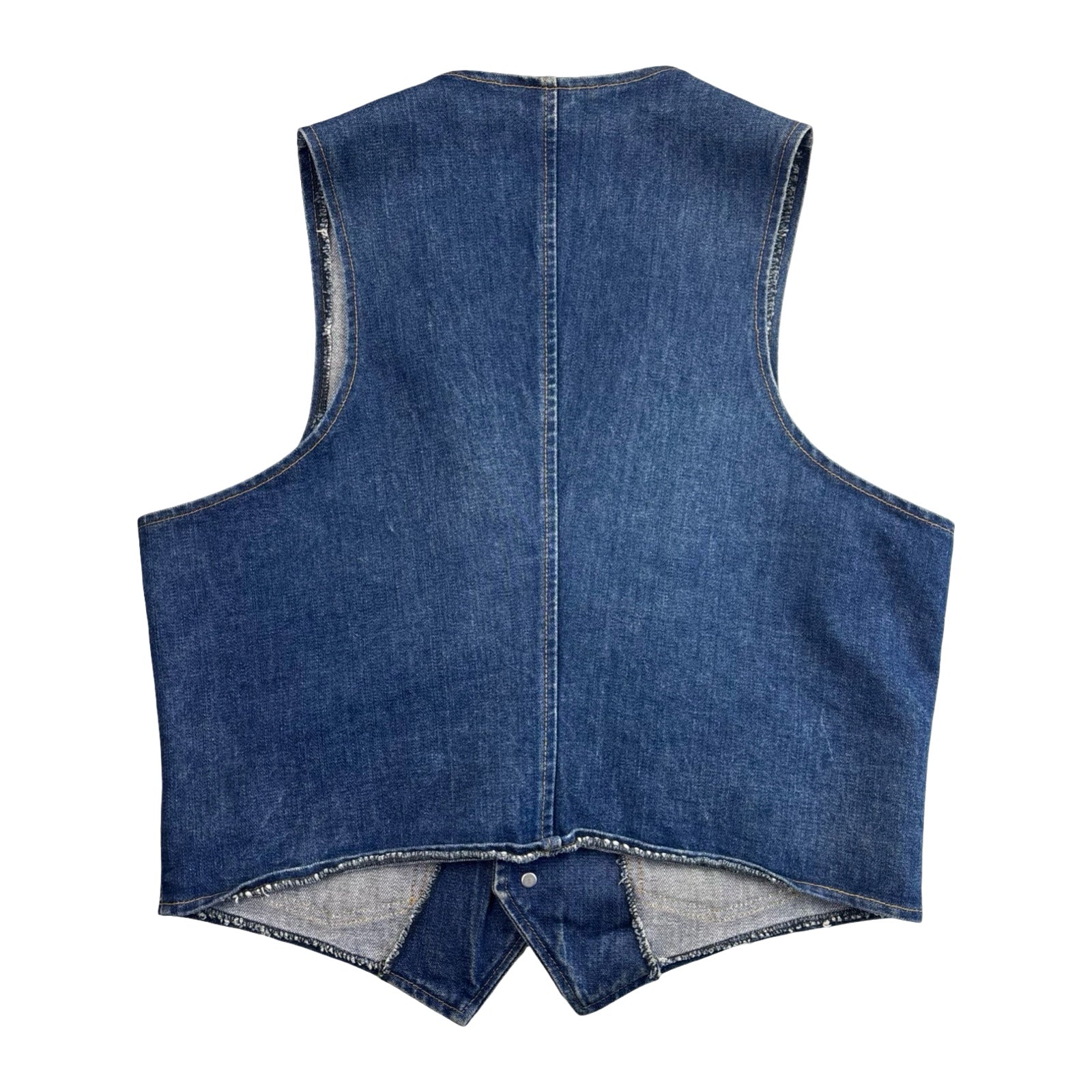 (W) Vintage GWG Denim Vest Dark Wash