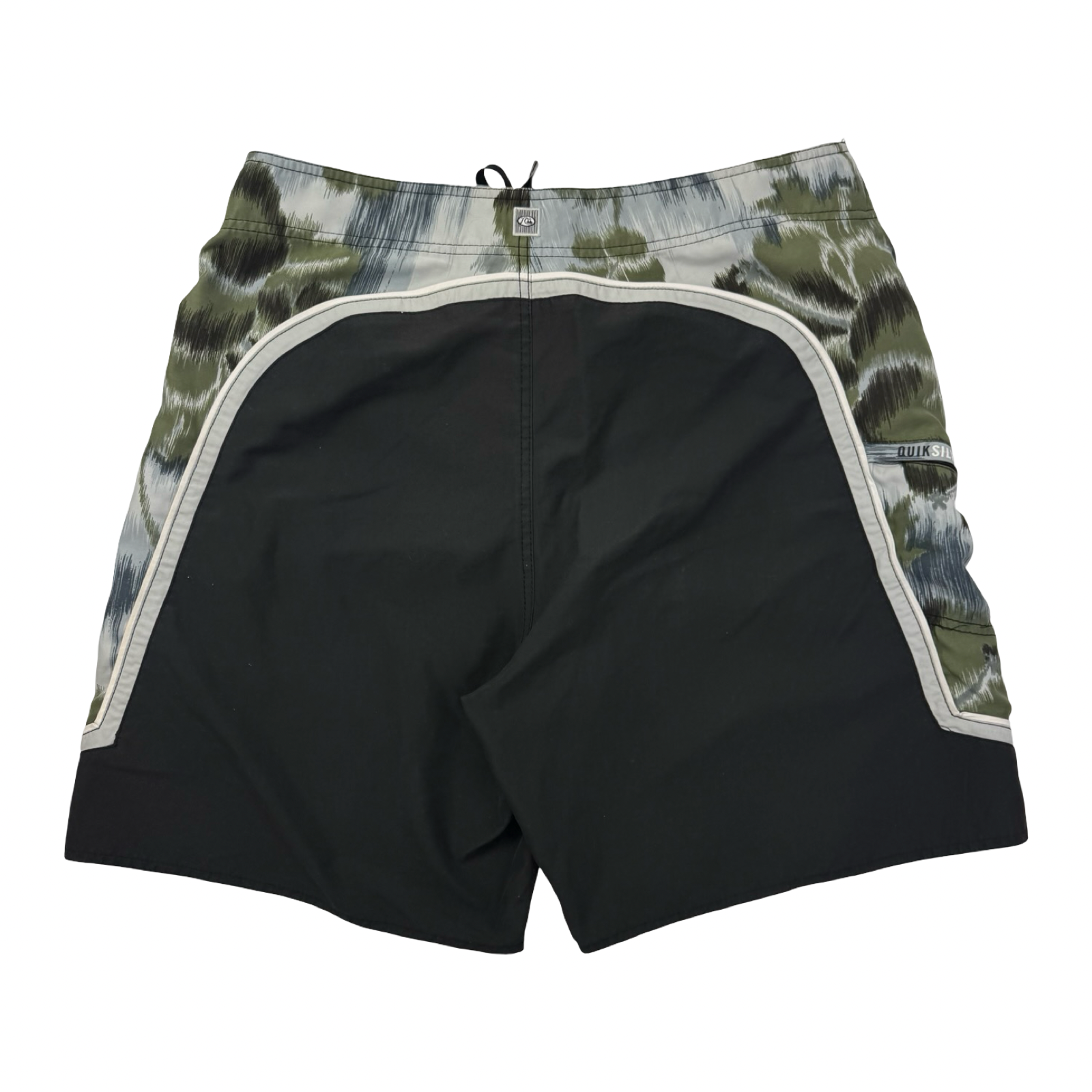 Y2K Quiksilver Surf Board Shorts Black/Green
