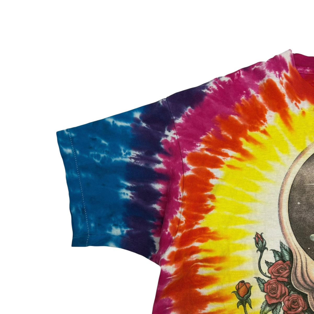 1992 Grateful Dead Space Your Face Tye Dye Tee Multicolor