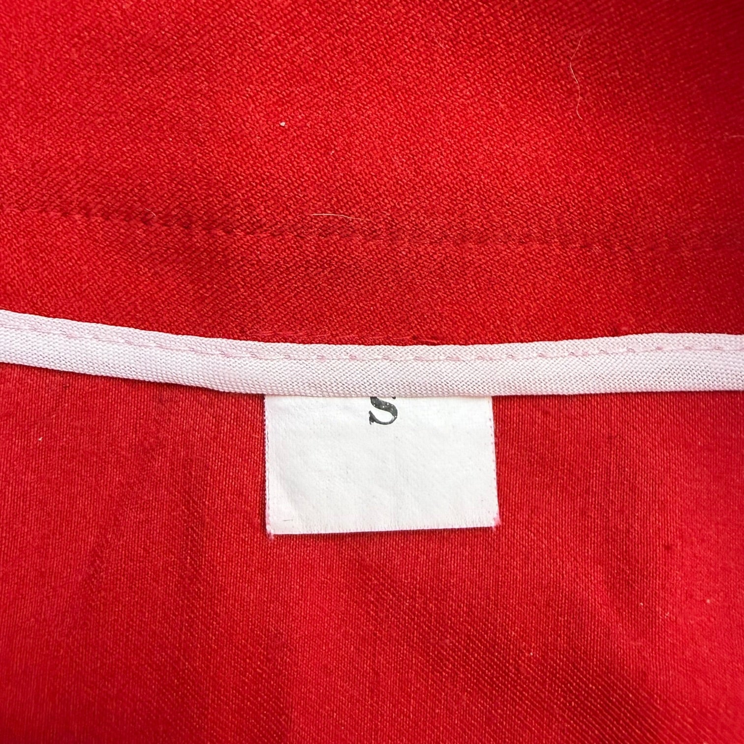 (W) Vintage Mini Skirt Red