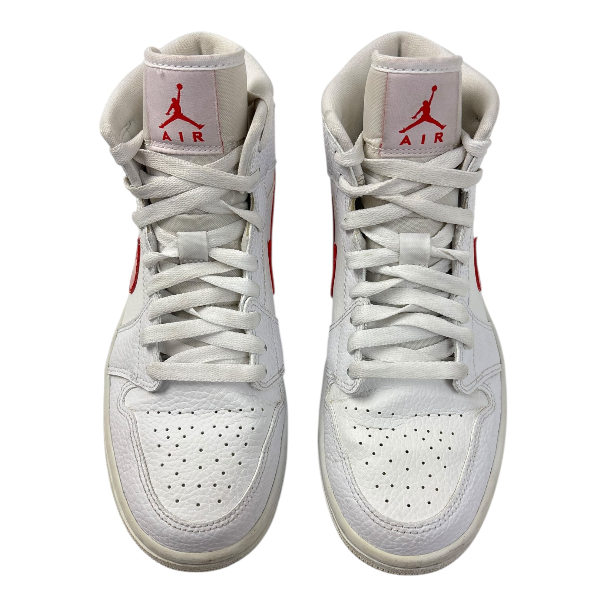Jordan 1 Mid White University Red (W) (Used)