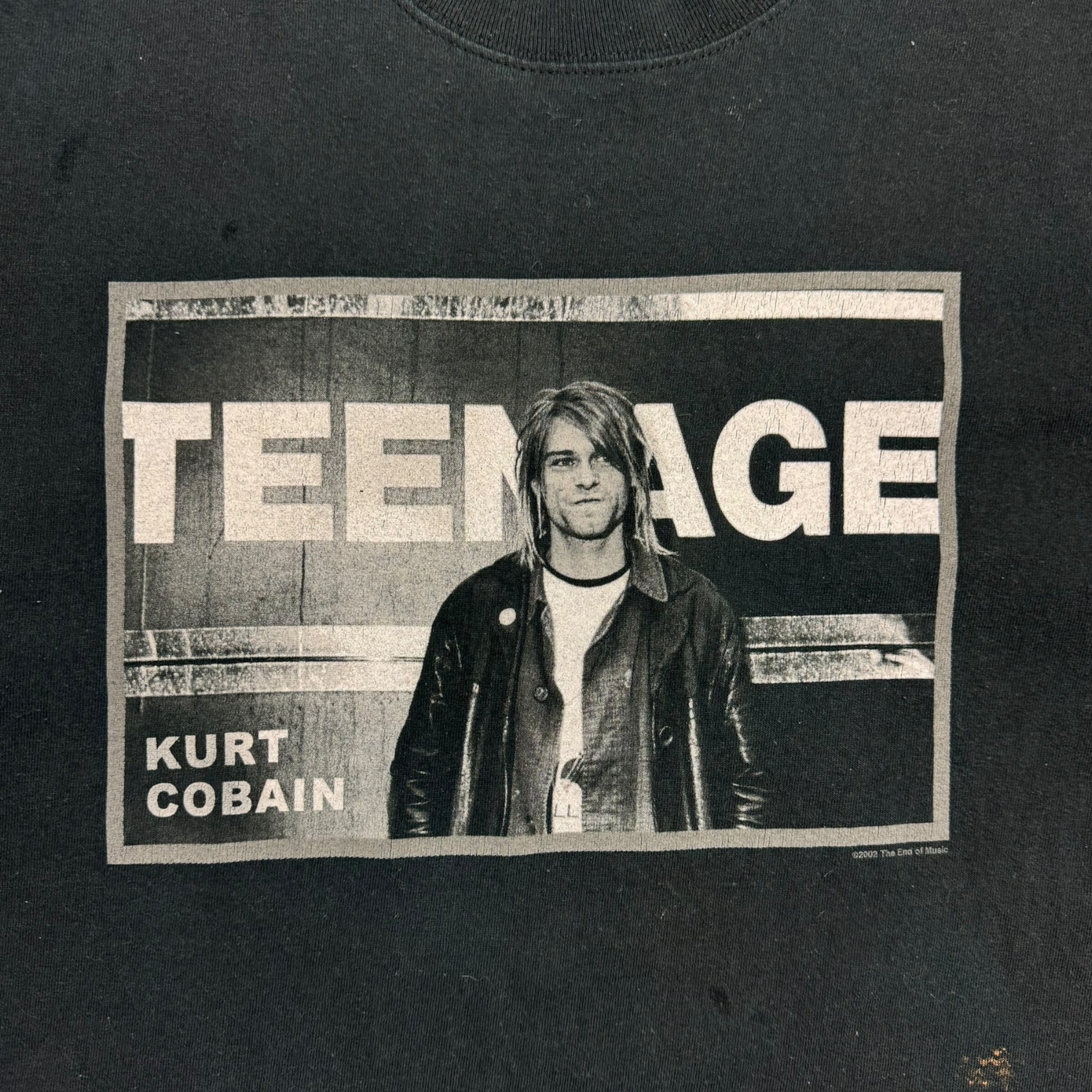 2002 Kurt Cobain Teenage Tee Black