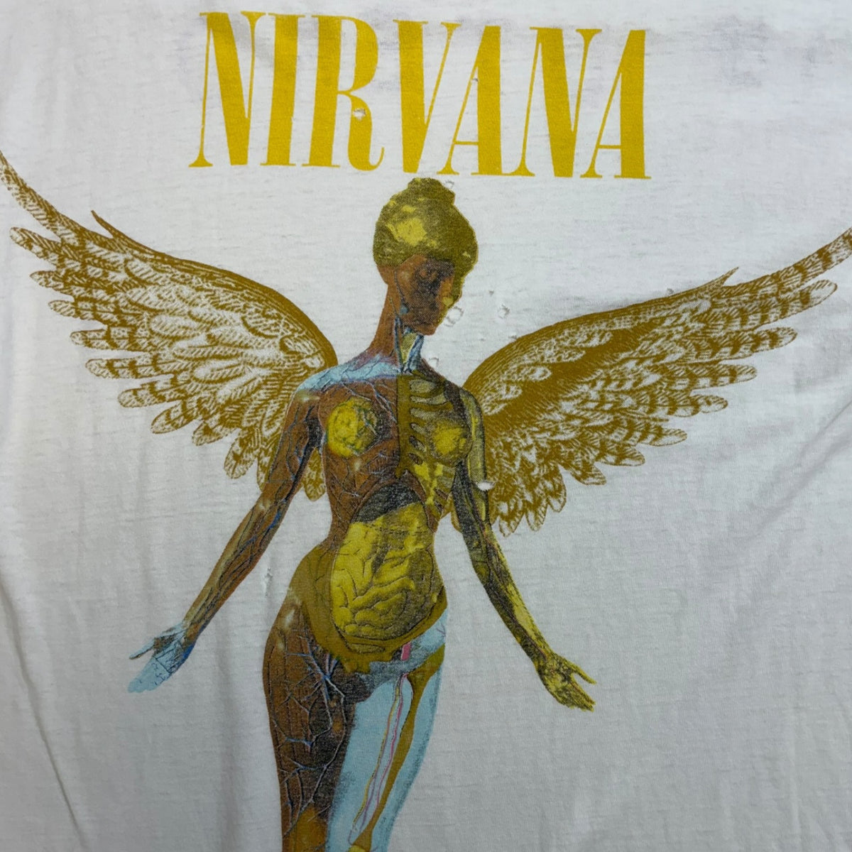 Vintage Nirvana In Utero Thrashed T-Shirt White