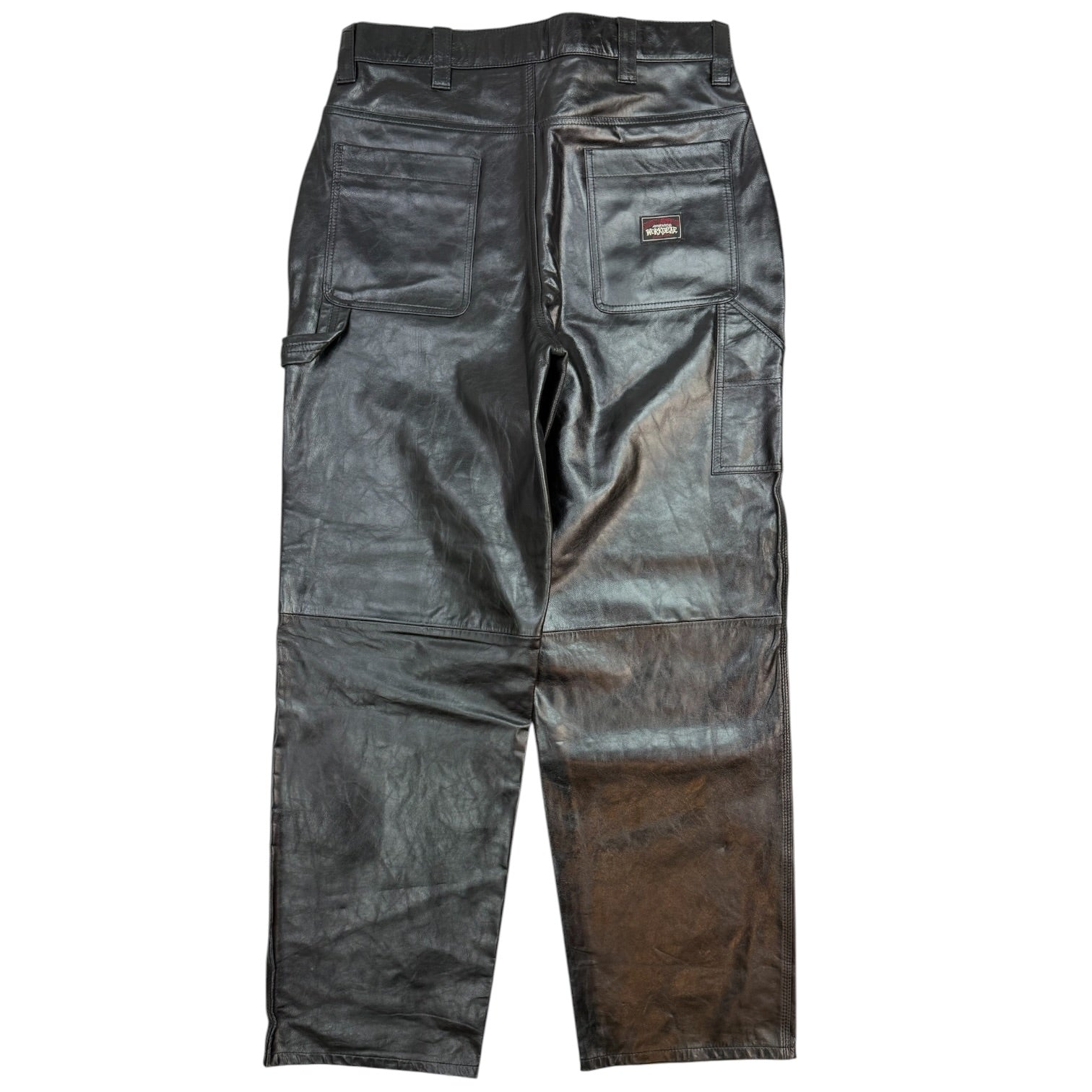 Stussy Leather Carpenter Pants Black