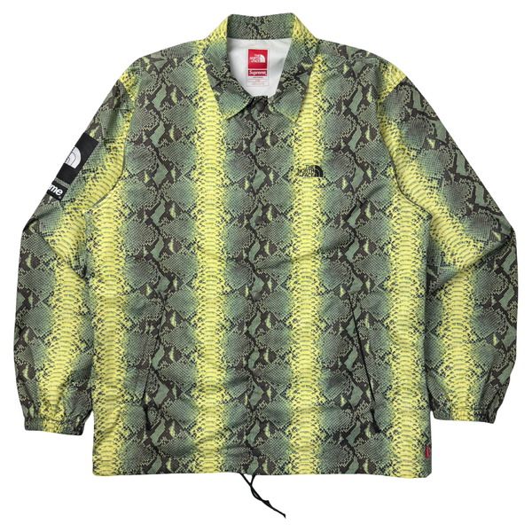 Supreme TNF Snakeskin Taped Seam Coaches Jacket