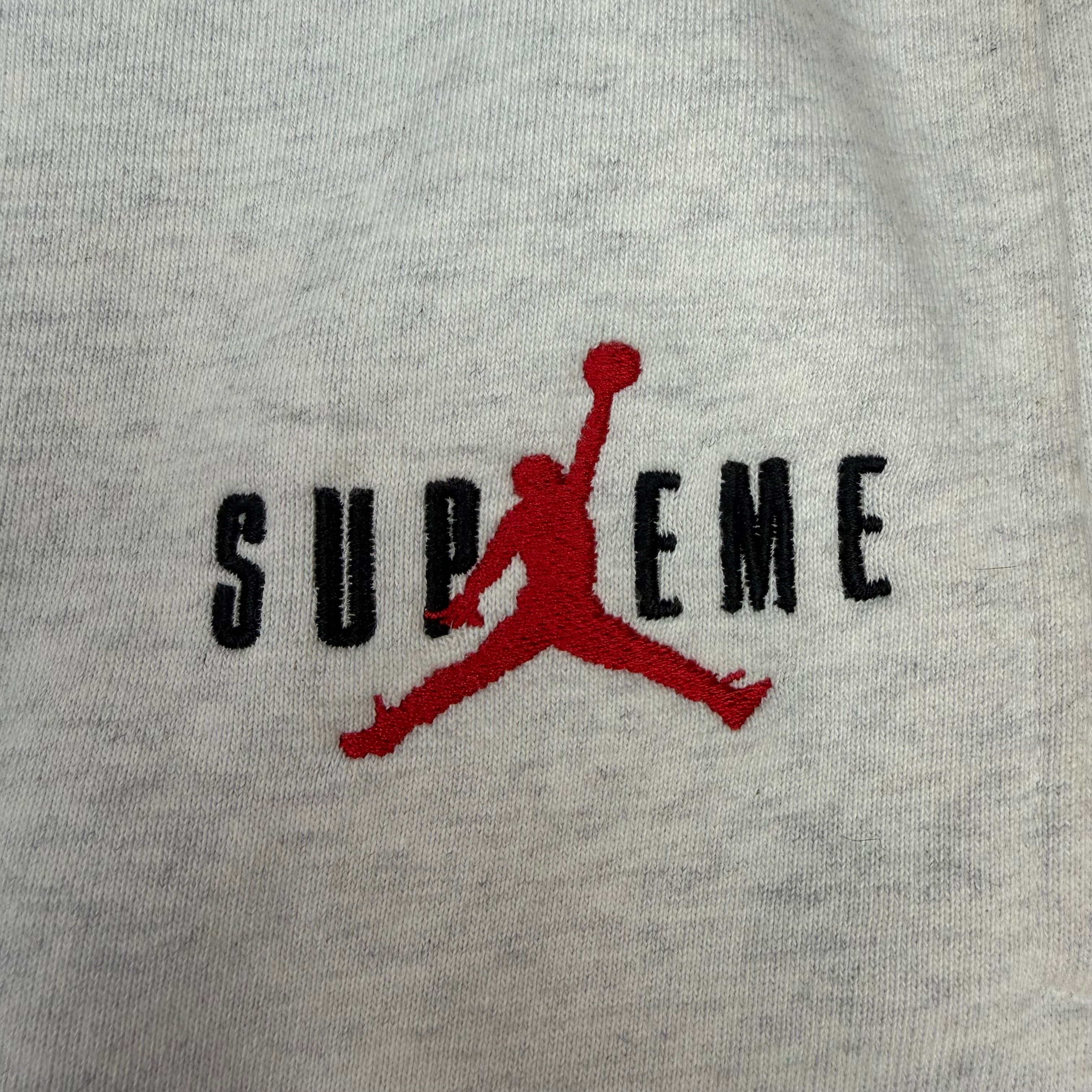 Supreme X Jordan Sweatpants Ash Grey