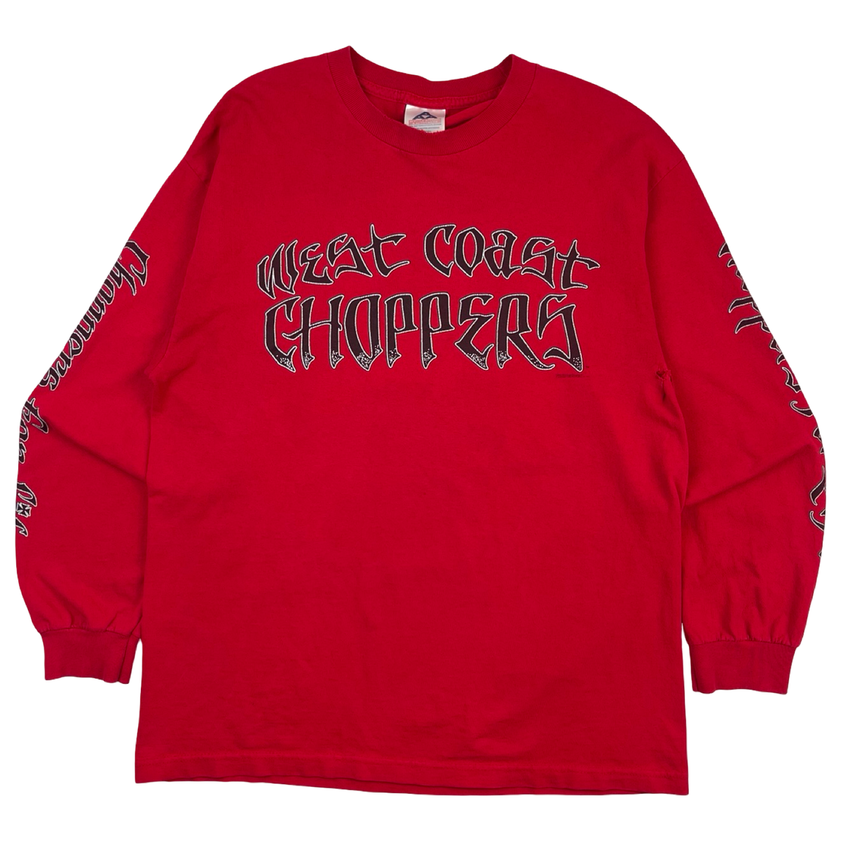 Vintage West Coast Choppers Long-Sleeve T-Shirt Red