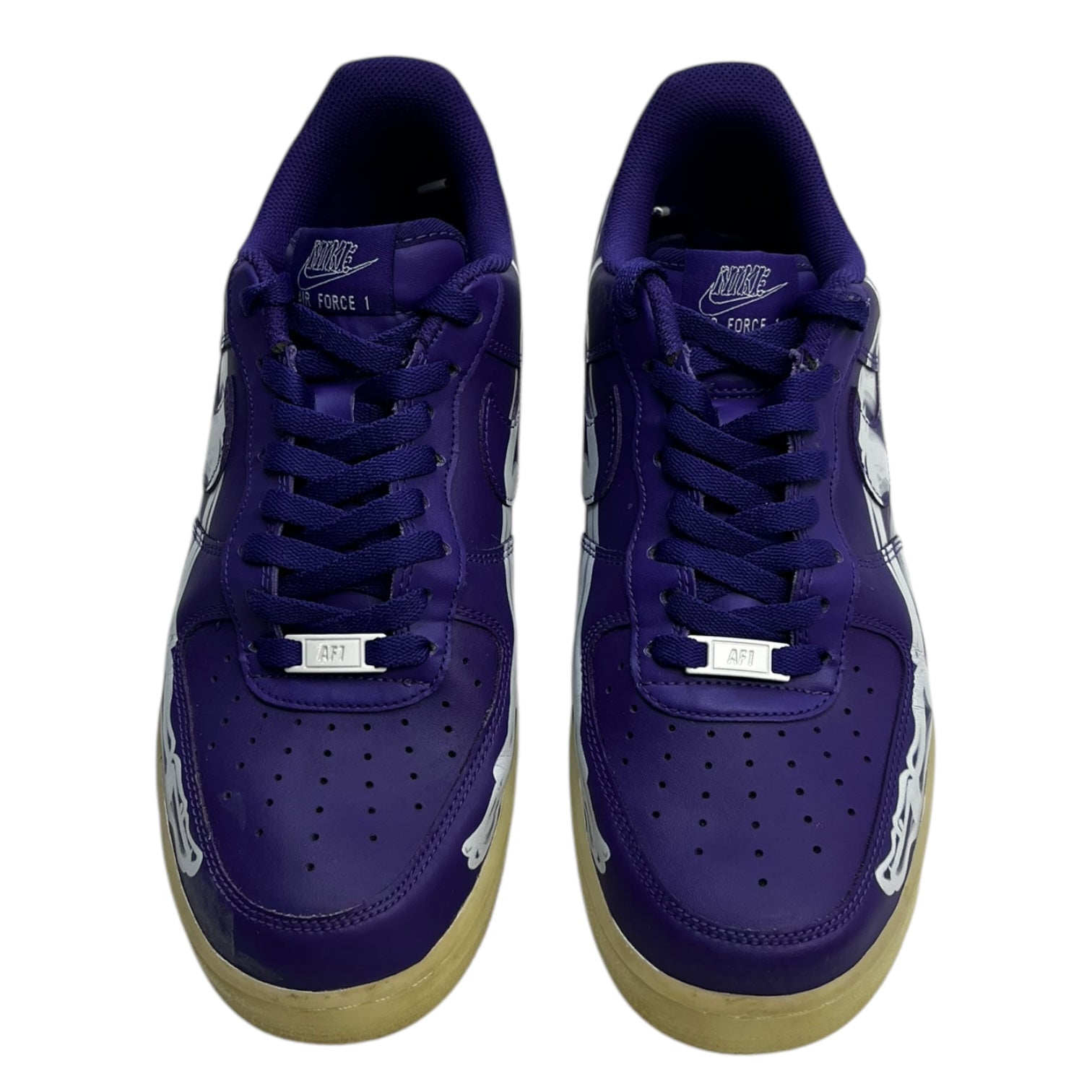 Nike Air Force 1 Low '07 QS Purple Skeleton Halloween (2021) (Used)