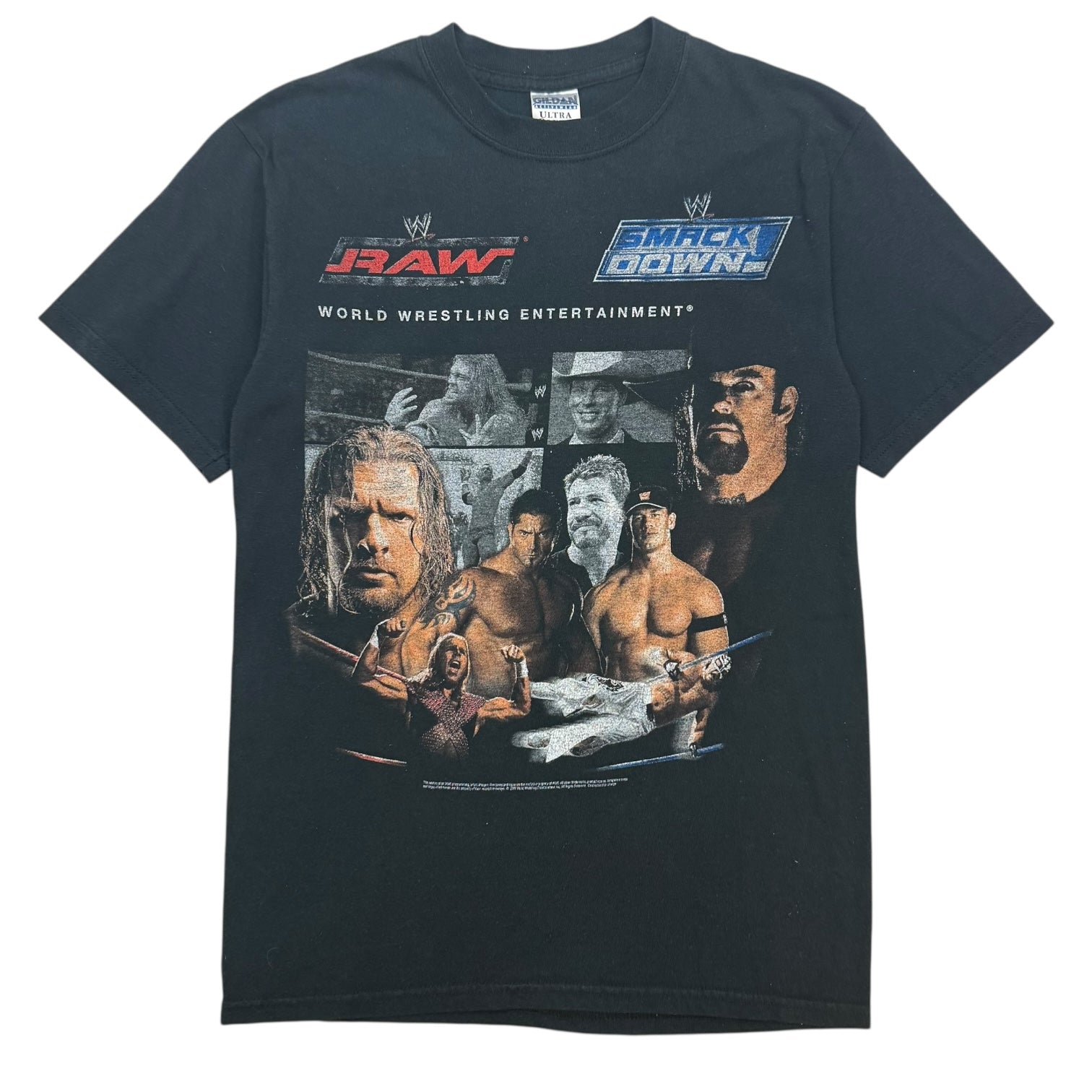 Vintage WWE RAW & Smackdown Tee Black