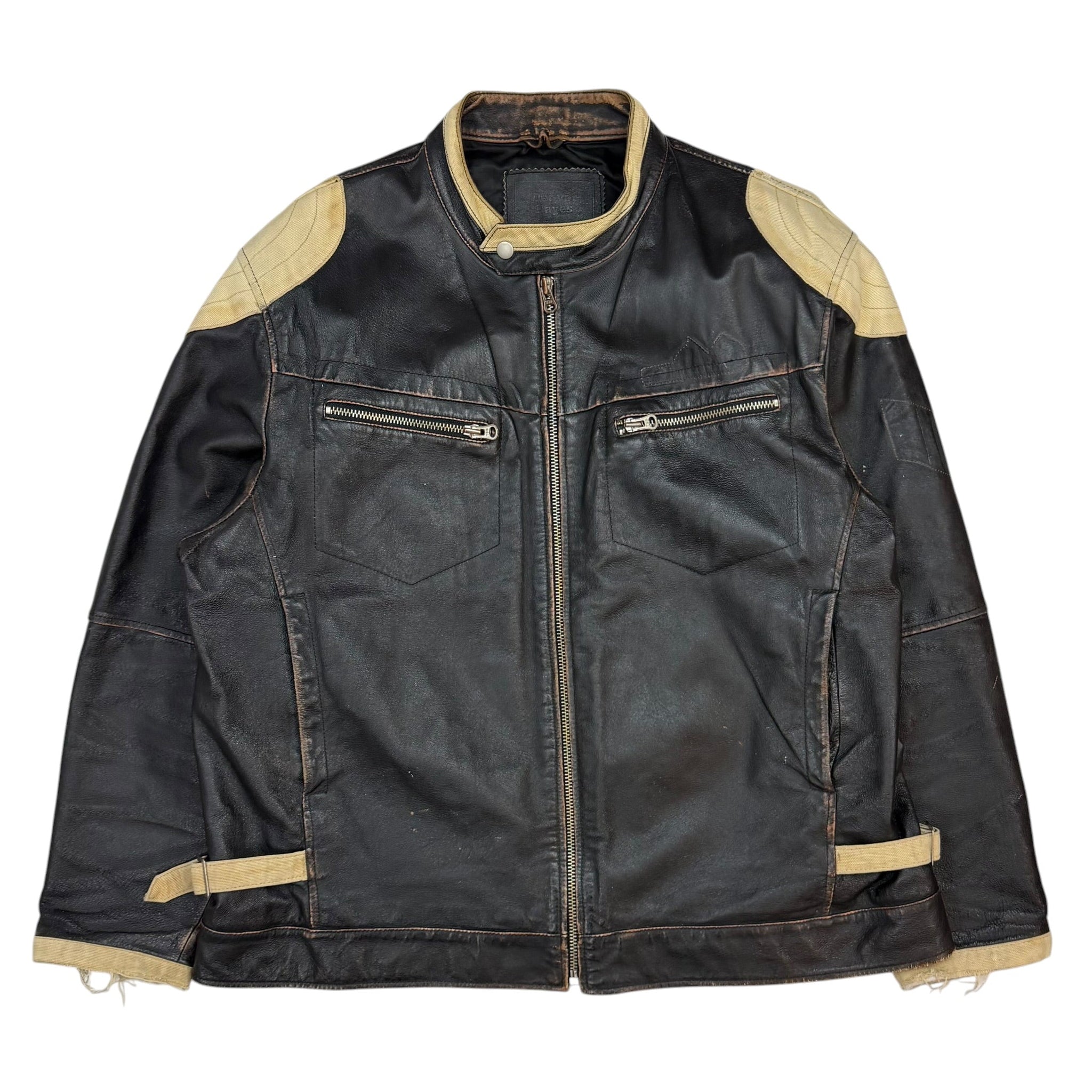 Vintage Denver Hayes Leather Jacket Black