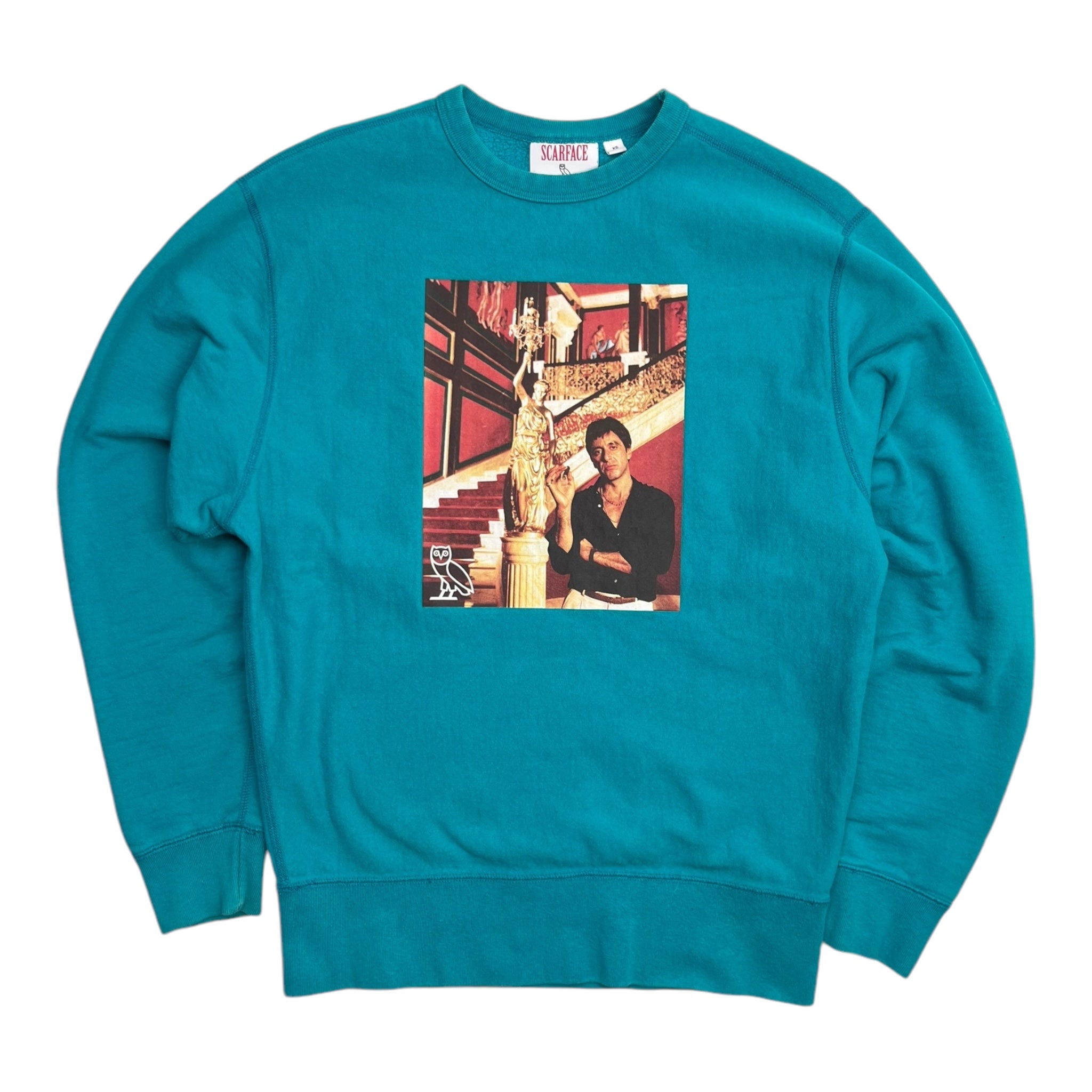 OVO x Scarface Crewneck Blue