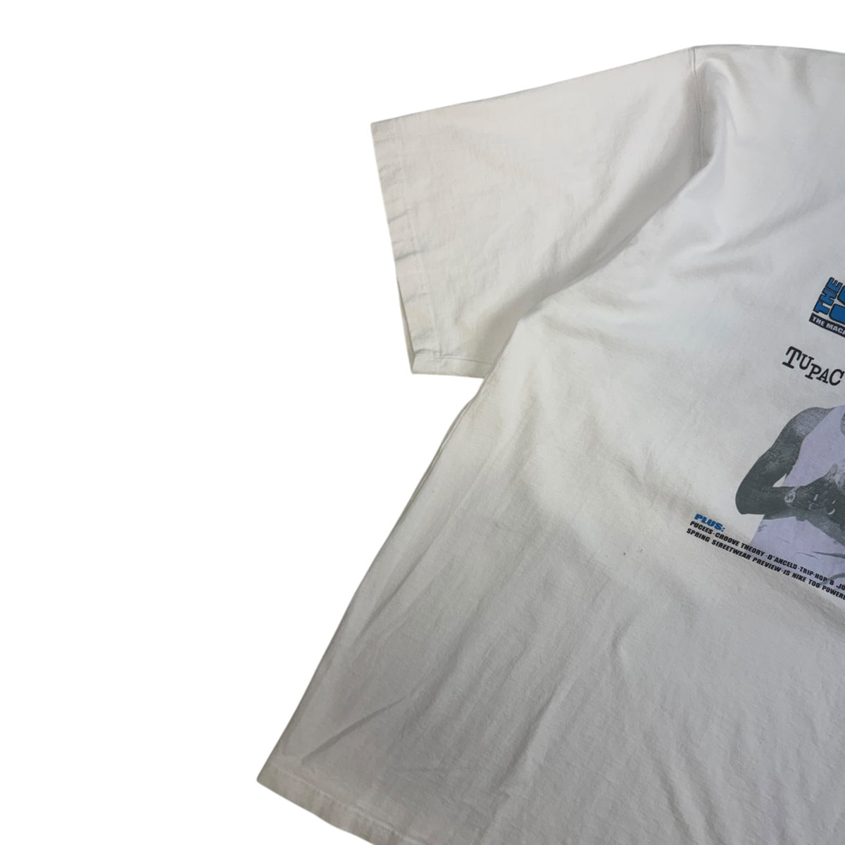 Vintage 90s The Source Magazine “Tupac Free” T-Shirt