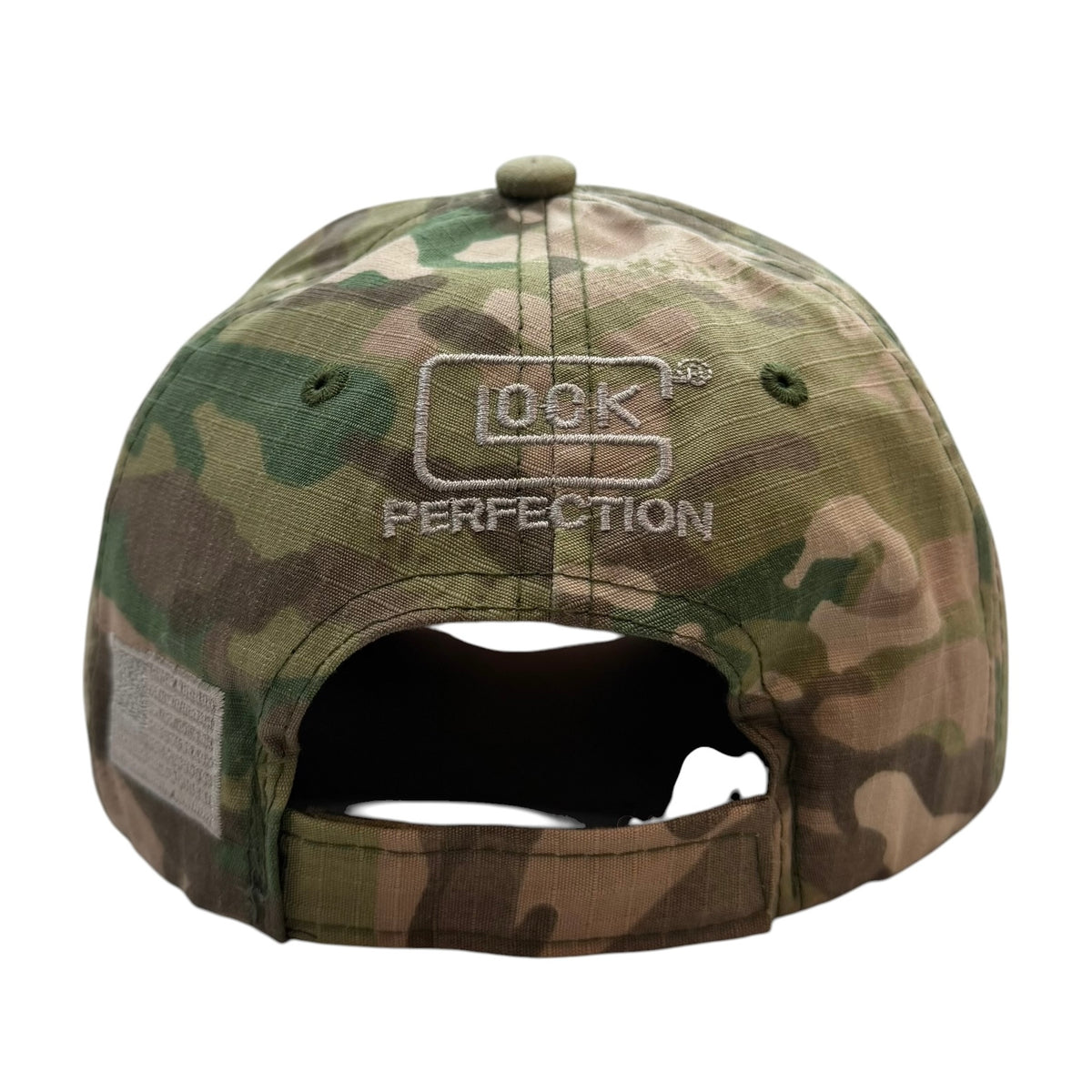 Vintage Glock Perfection Flag Patch Strapback Cap Camo