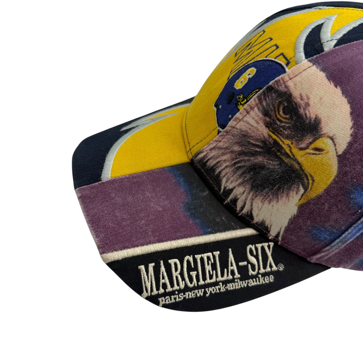 Supreme x MM6 Maison Margiela Split 6-Panel Hat Purple