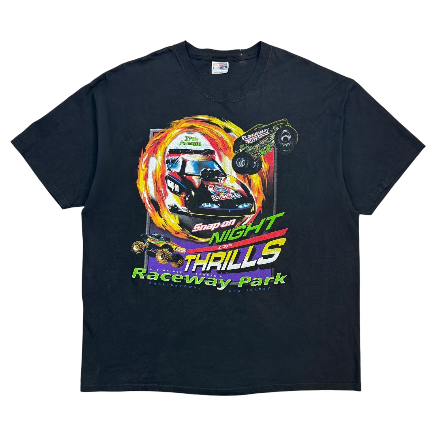 Vintage Snap On ‘Night Of Thrills’ Tee Black