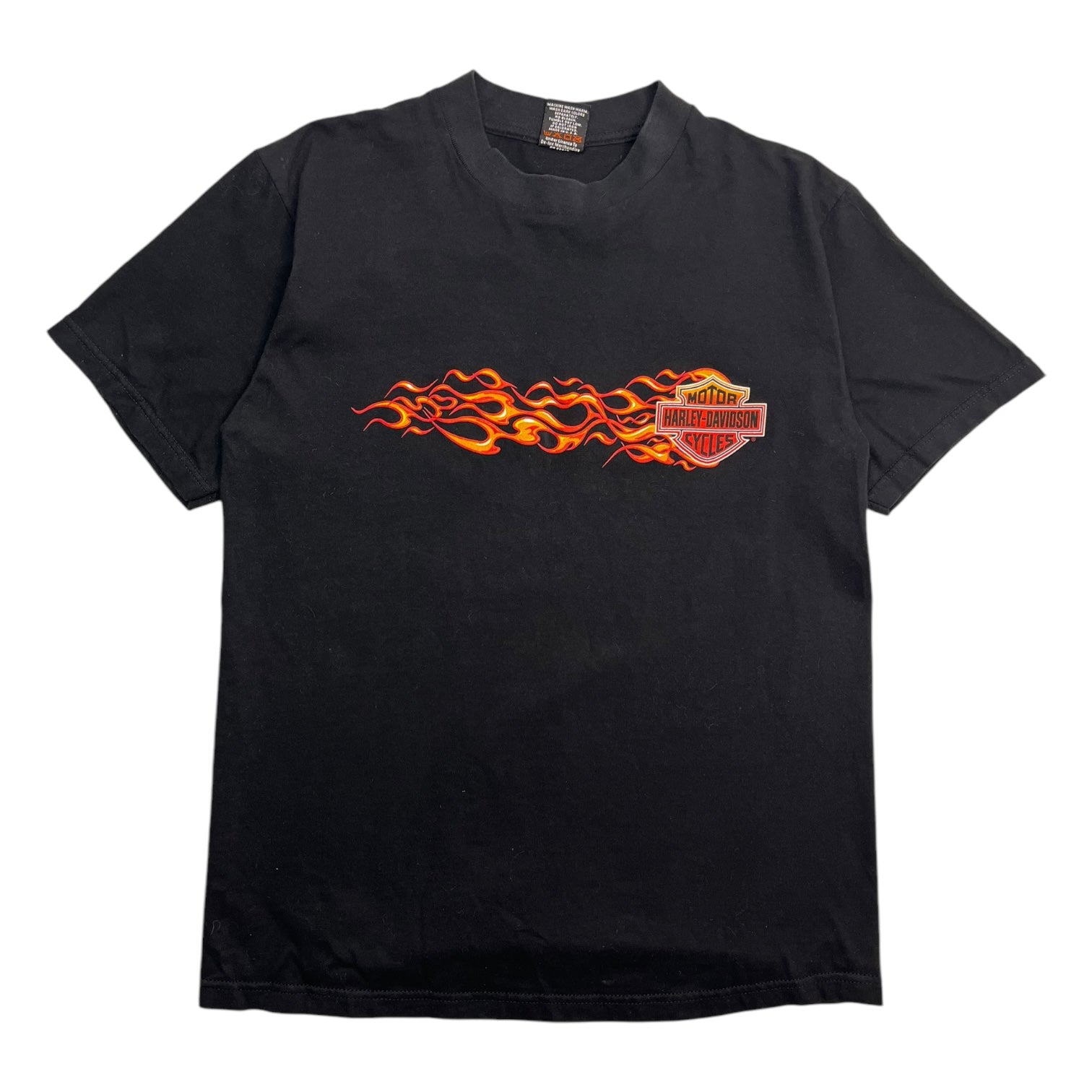 1999 Harley Davidson Flaming Las Vegas T-Shirt