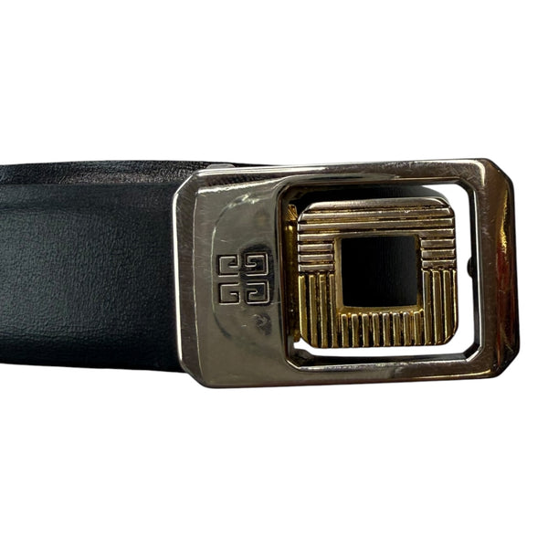 Vintage Givenchy Reversible Belt Black
