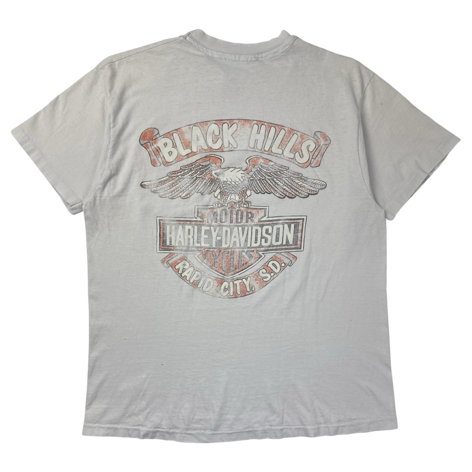 Vintage Harley Davidson Pocket T-Shirt Distressed