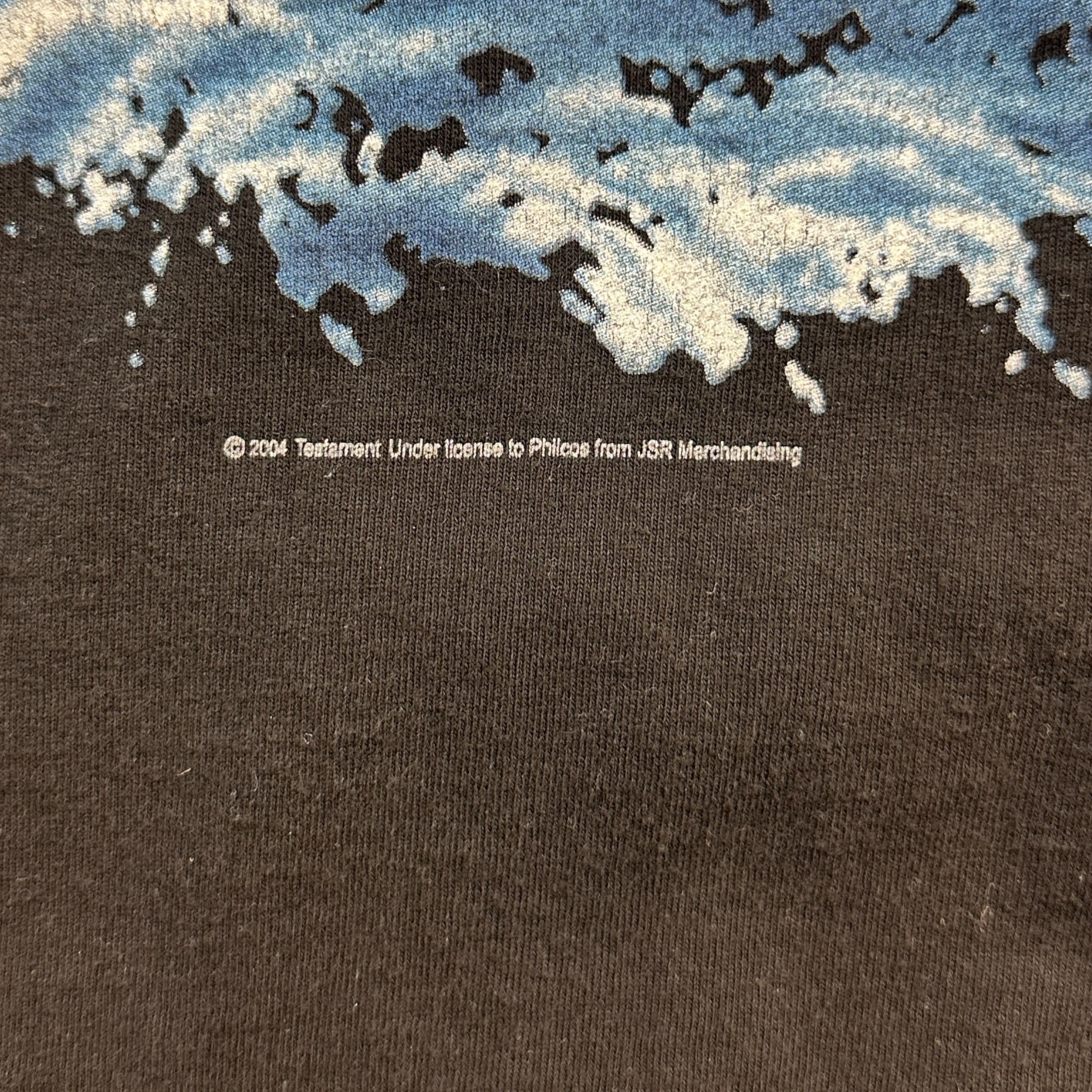 2004 Testament The New Order Tour Tee Black