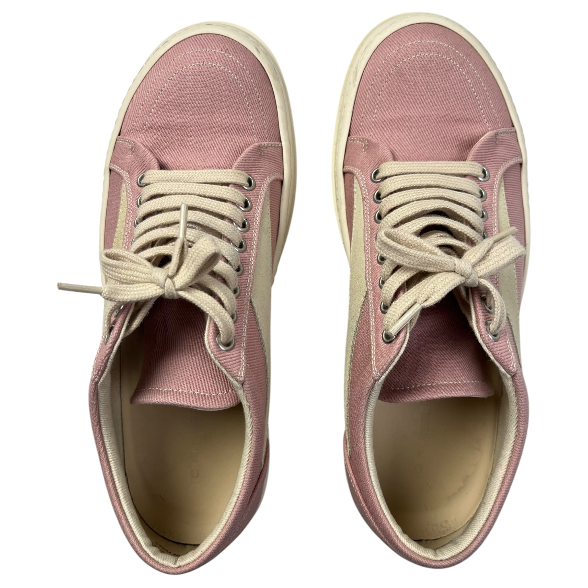 Rick Owens DRKSHDW EDFU Vintage Sneakers Faded Pnk Pearl Milk (Used)