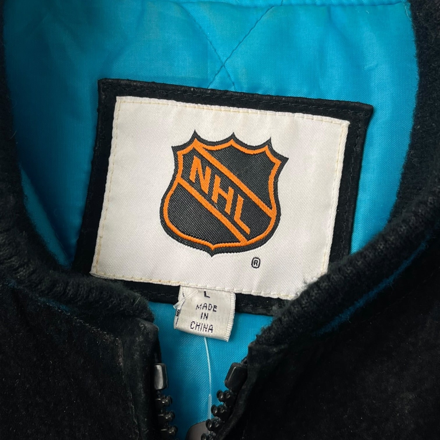 Vintage San Jose Sharks NHL Suede Jacket