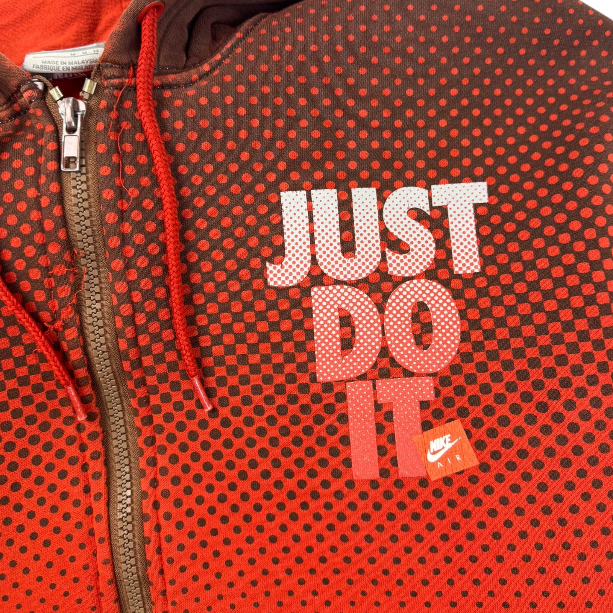Y2K Nike Air “Just Do It” Zip Up Hoodie