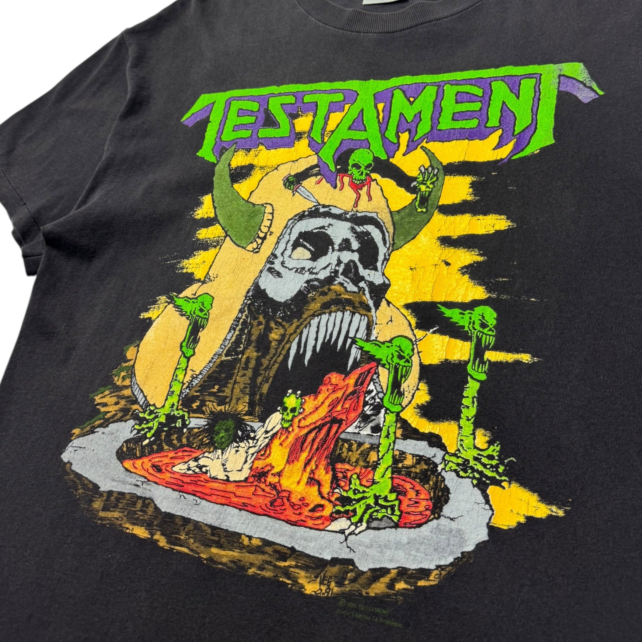 1991 Testament ‘Paralyzed By Fear…’ T-Shirt