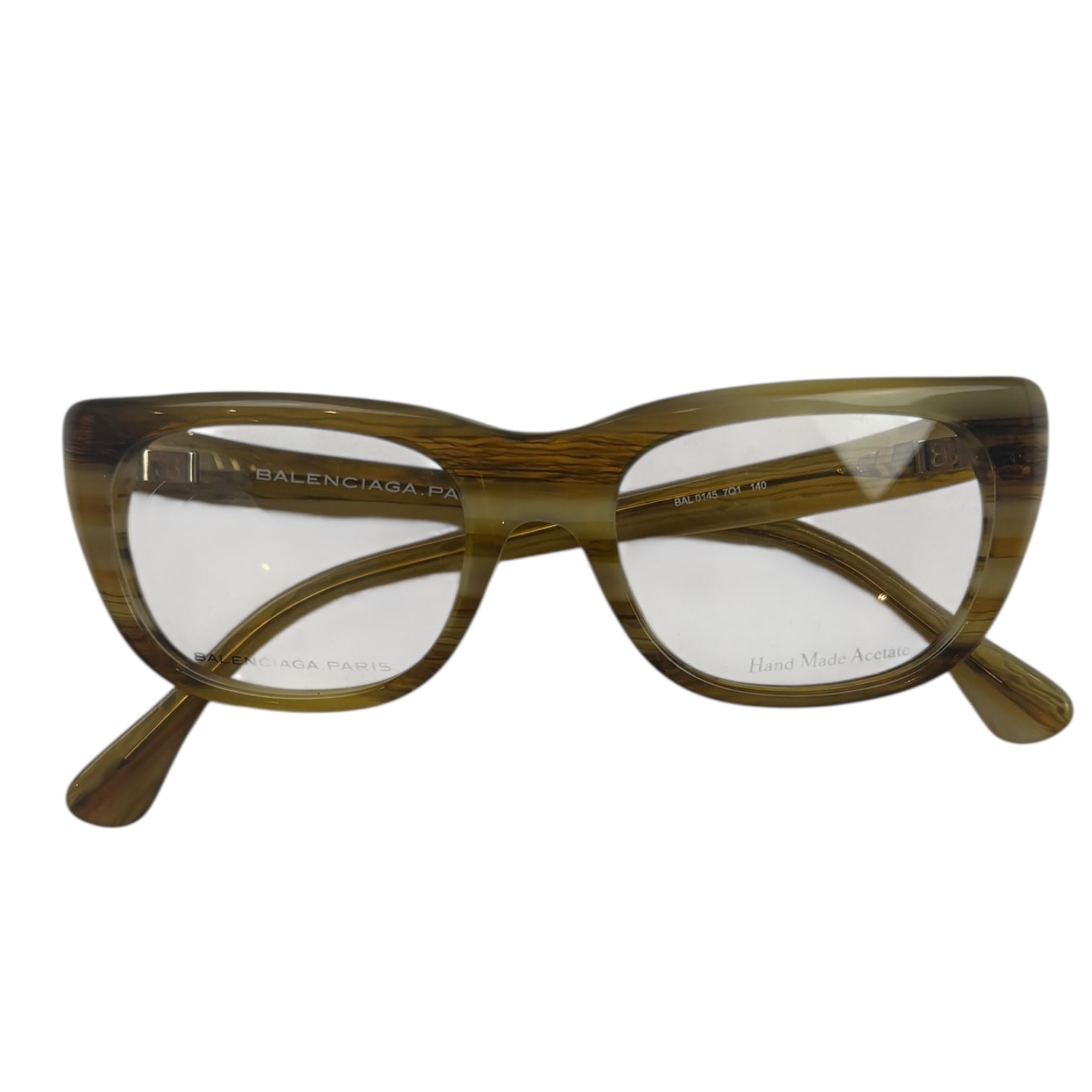 Balenciaga Paris Handmade Acetate Marble Glasses