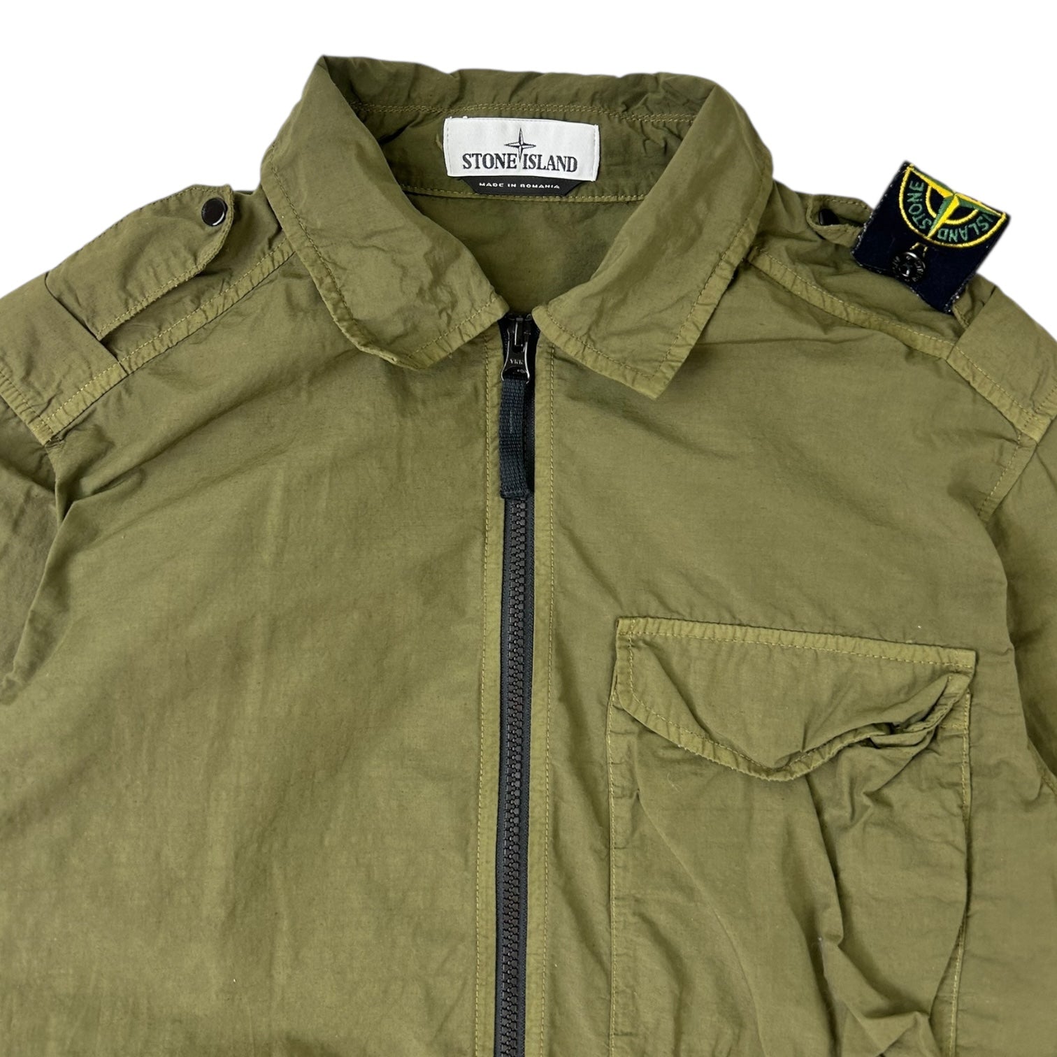 Stone Island Naslan Light Overshirt Green