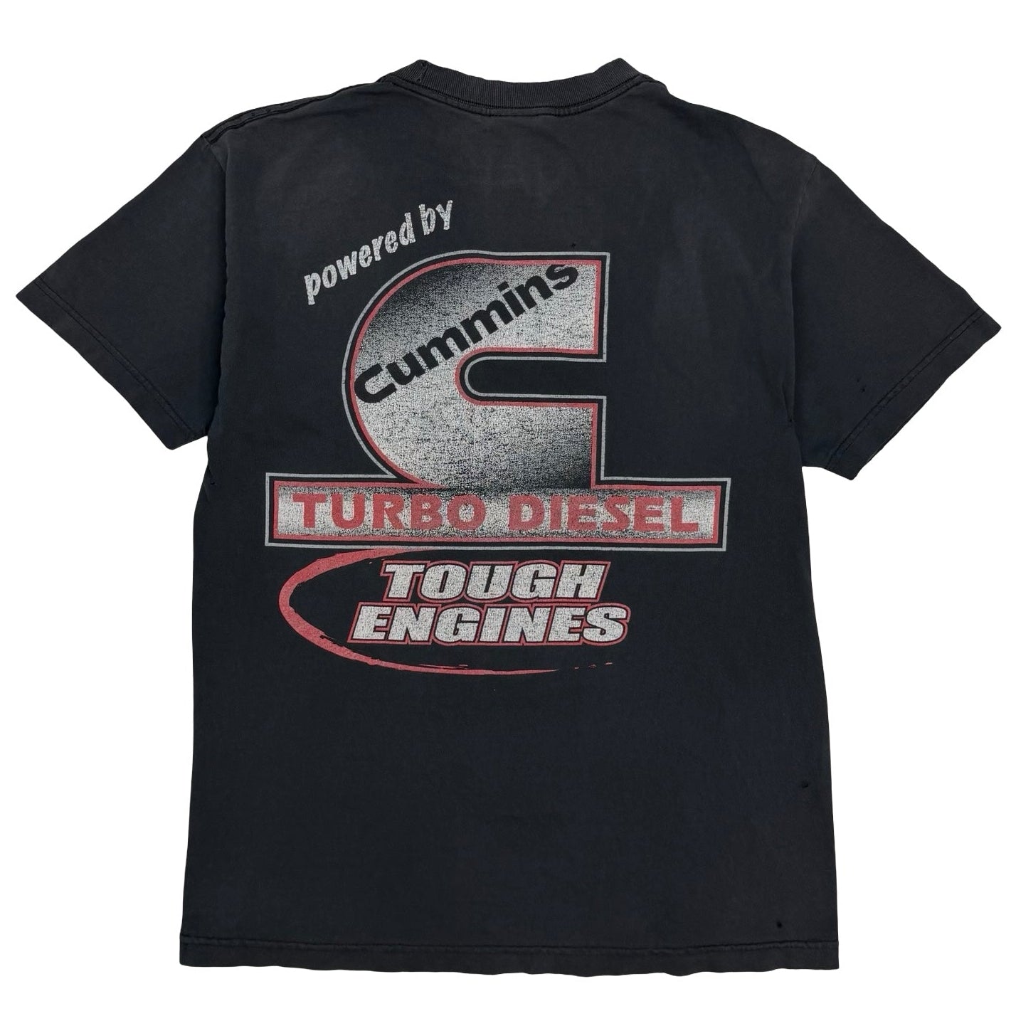 Vintage Cummins Turbo Diesel Tough Engines Tee Black