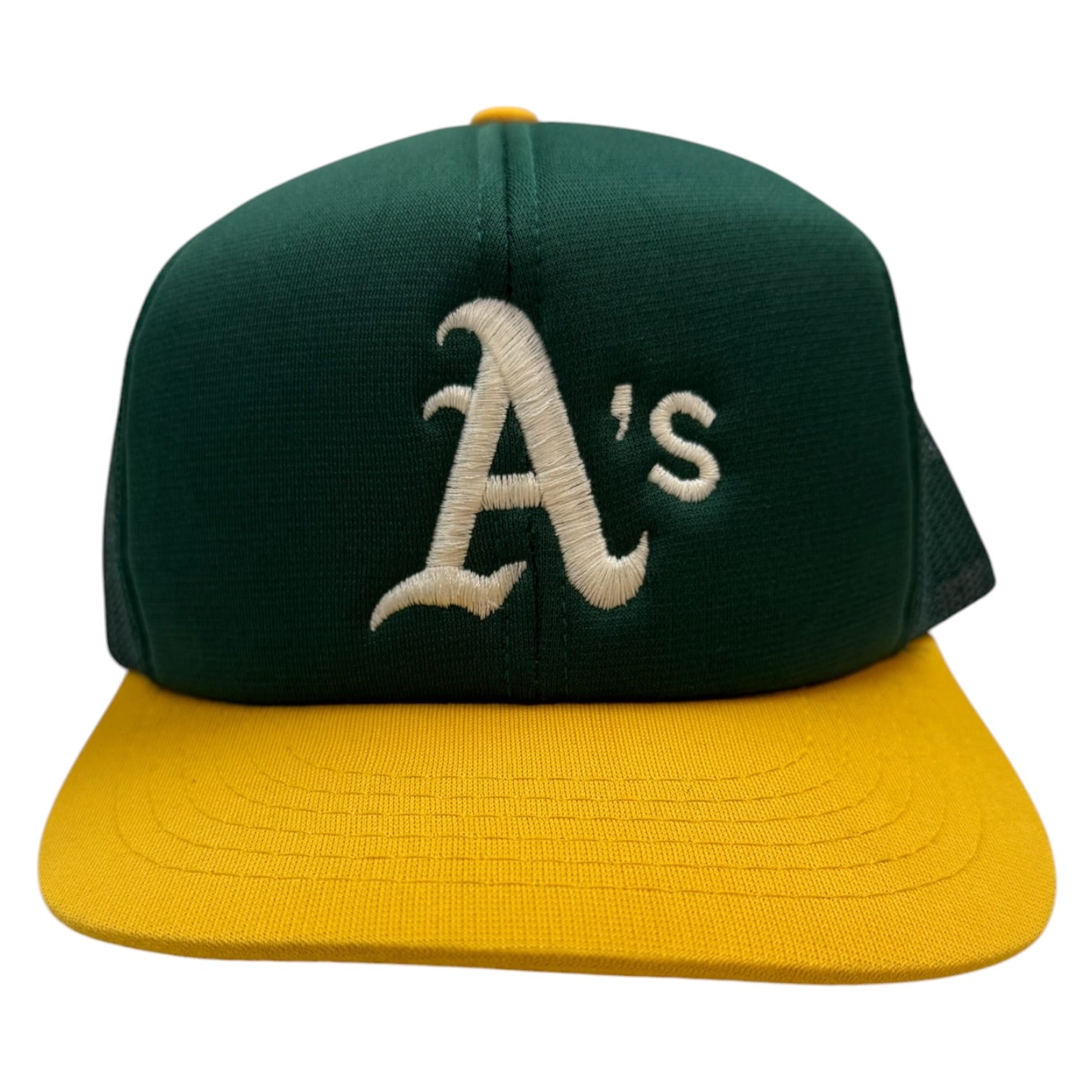 Vintage Oakland A’s Snapback Green/Yellow