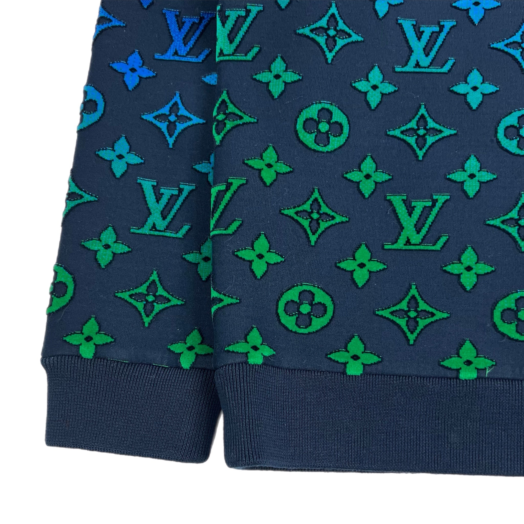Louis Vuitton Gradient Monogram Fil Coup Virgil Abloh Crewneck