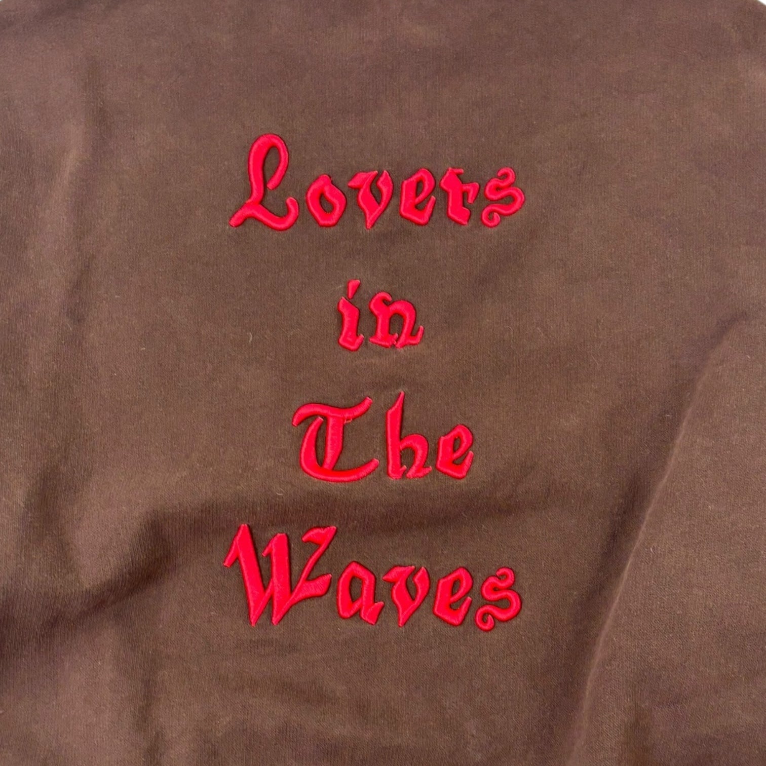 Acne Studios “Lovers In The Waves” Crewneck Brown