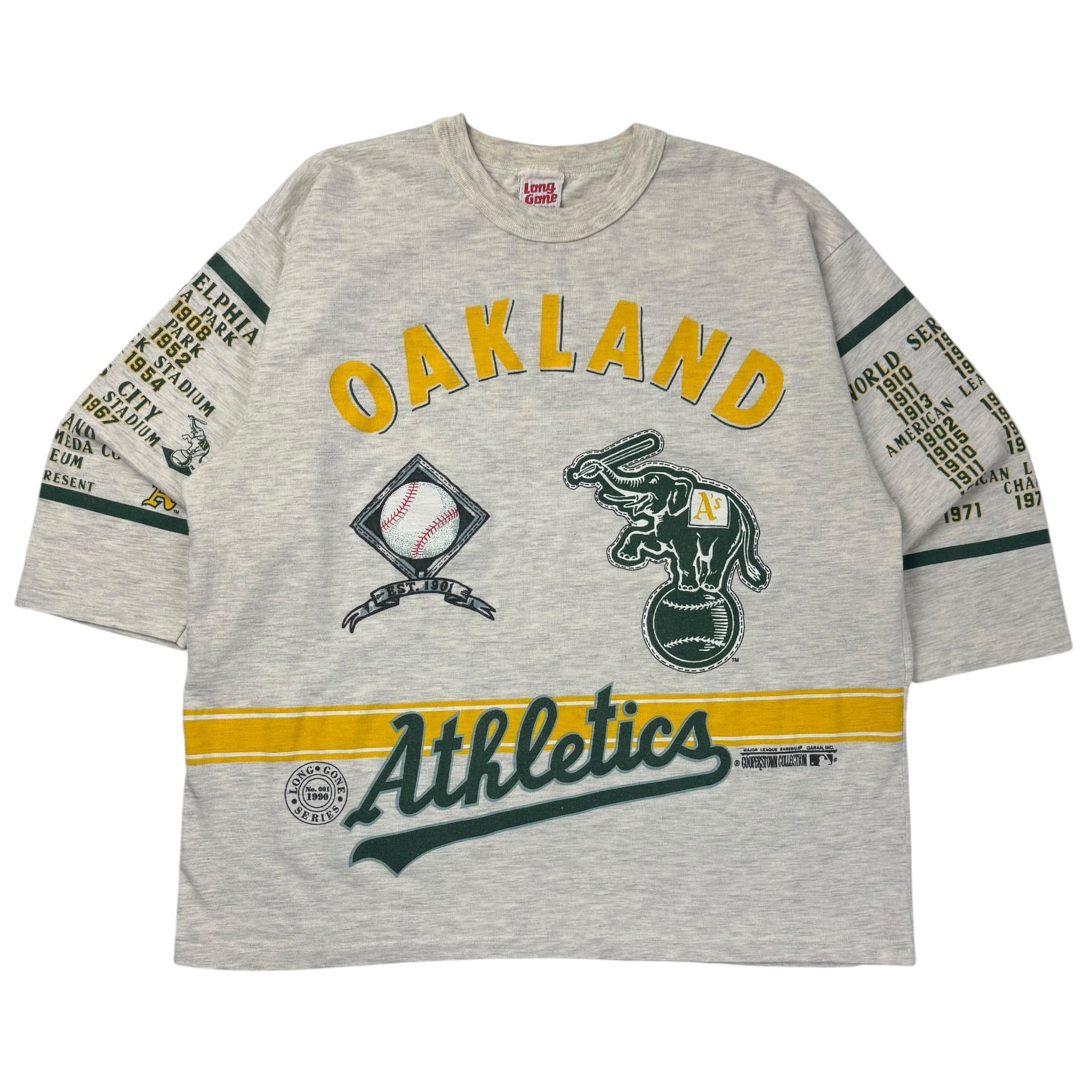 1990 Oakland A’s All Over Print T-Shirt