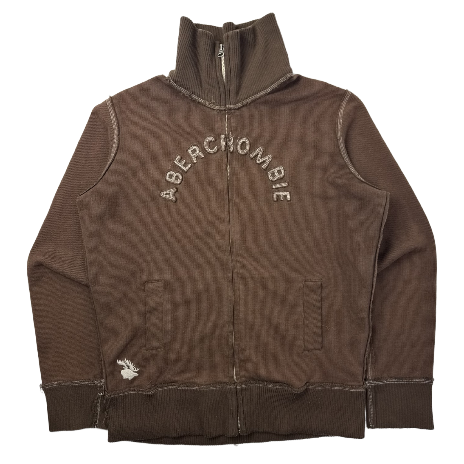 Vintage Y2K Abercrombie Mock Neck Track Zip Up