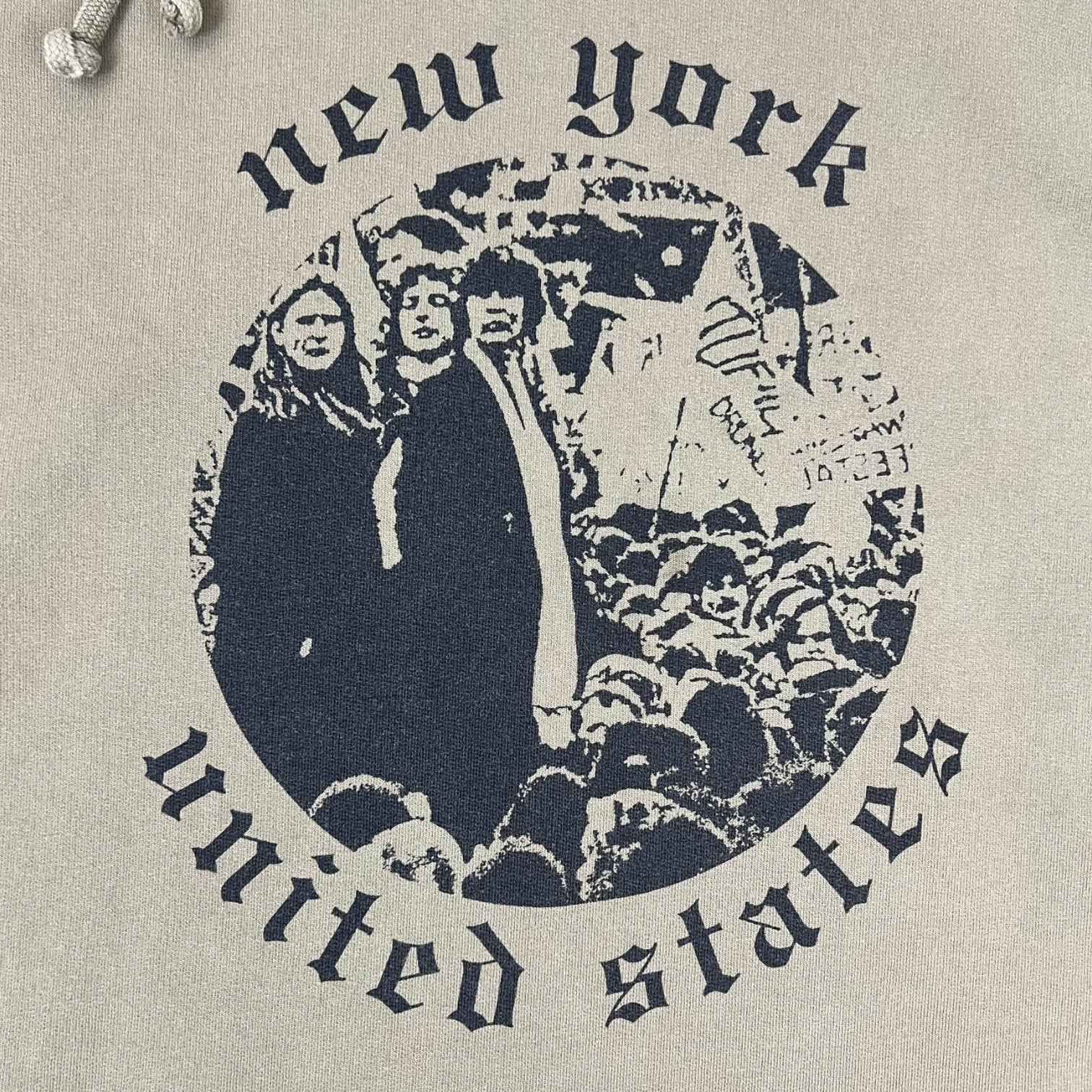 Raf Simons Archive Redux AW01 “Riot!Riot!Riot!” New York Hoodie Olive