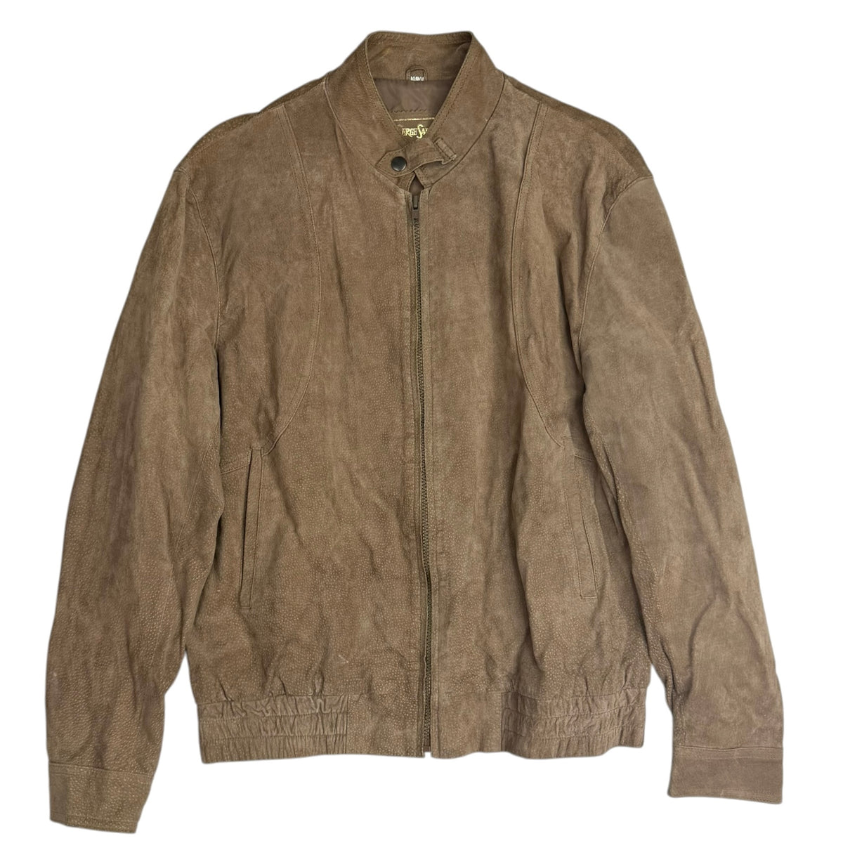 Vintage Serge Saint Yves Suede Jacket Brown