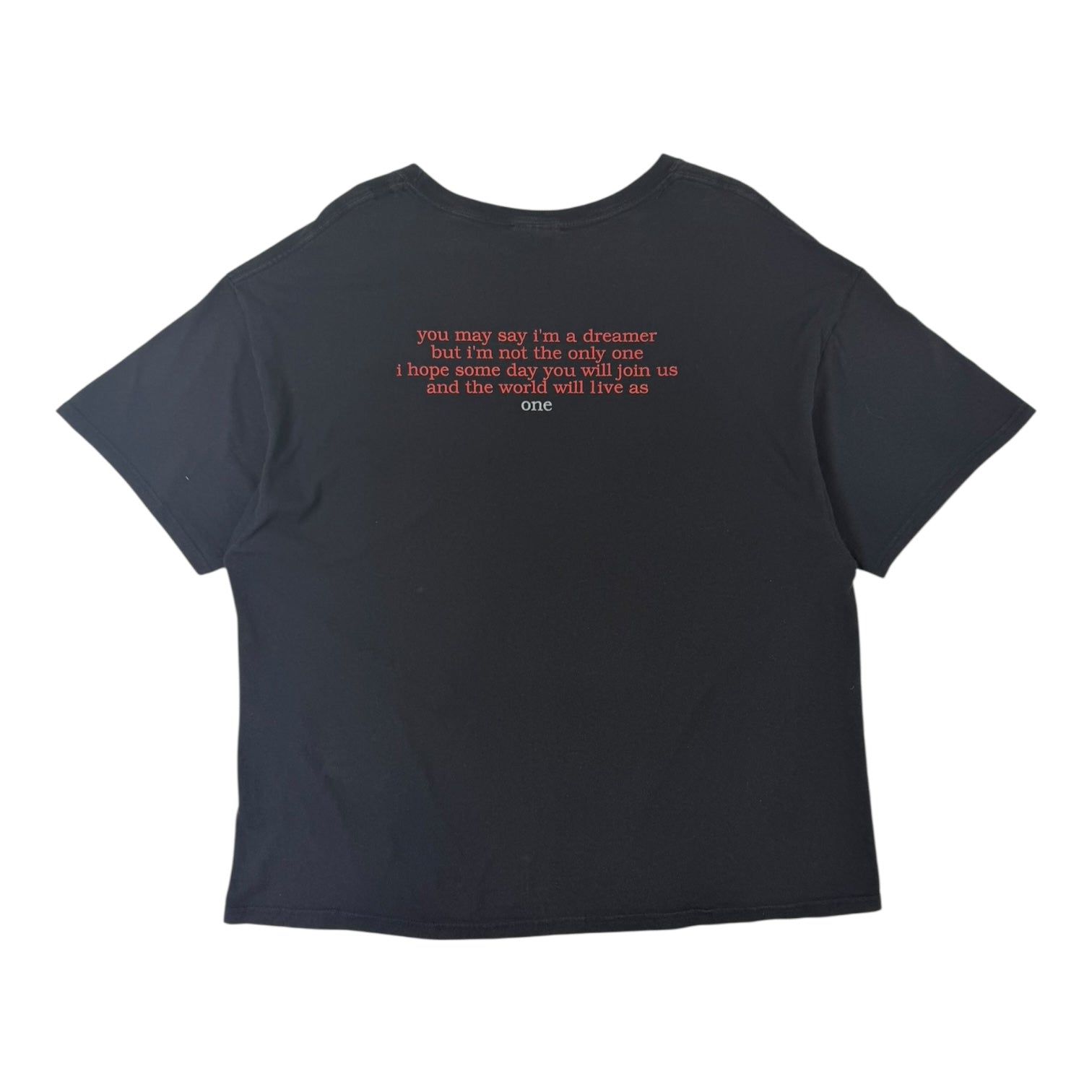 Vintage 1991 John Lennon New York City T-Shirt Black