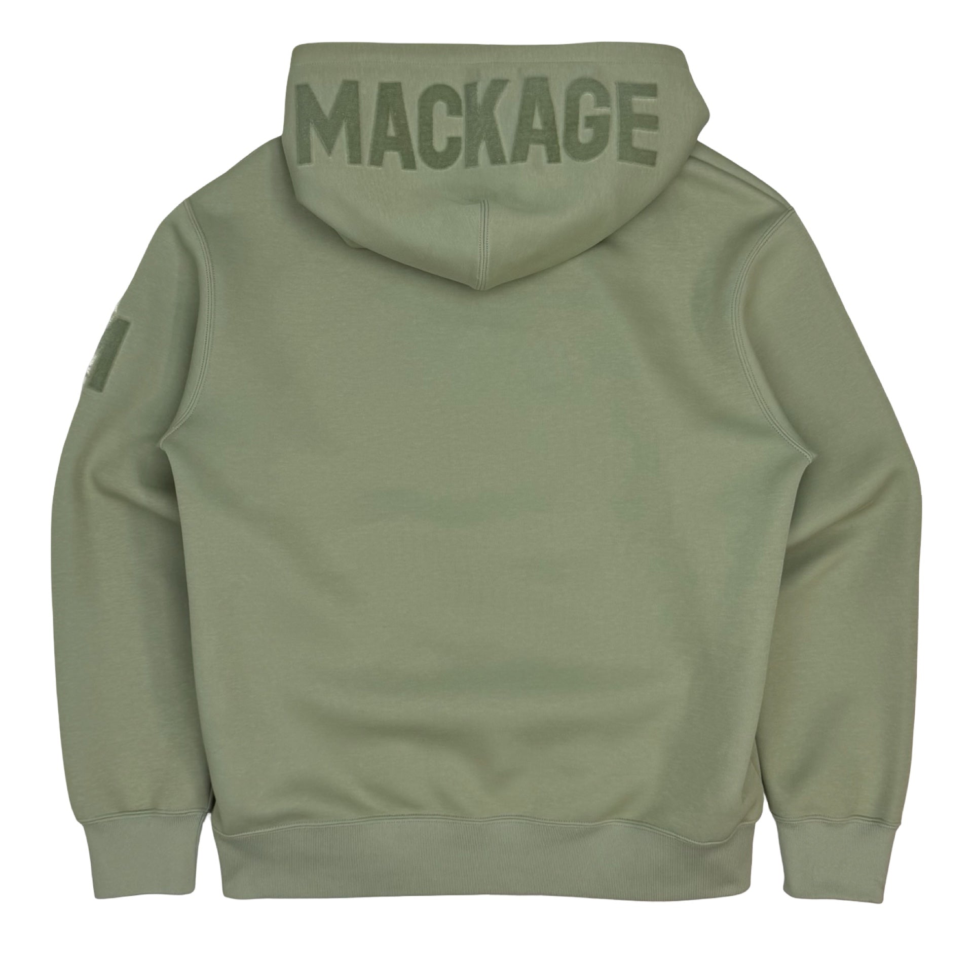 Mackage KRYS-R Velvet Logo Hoodie Green