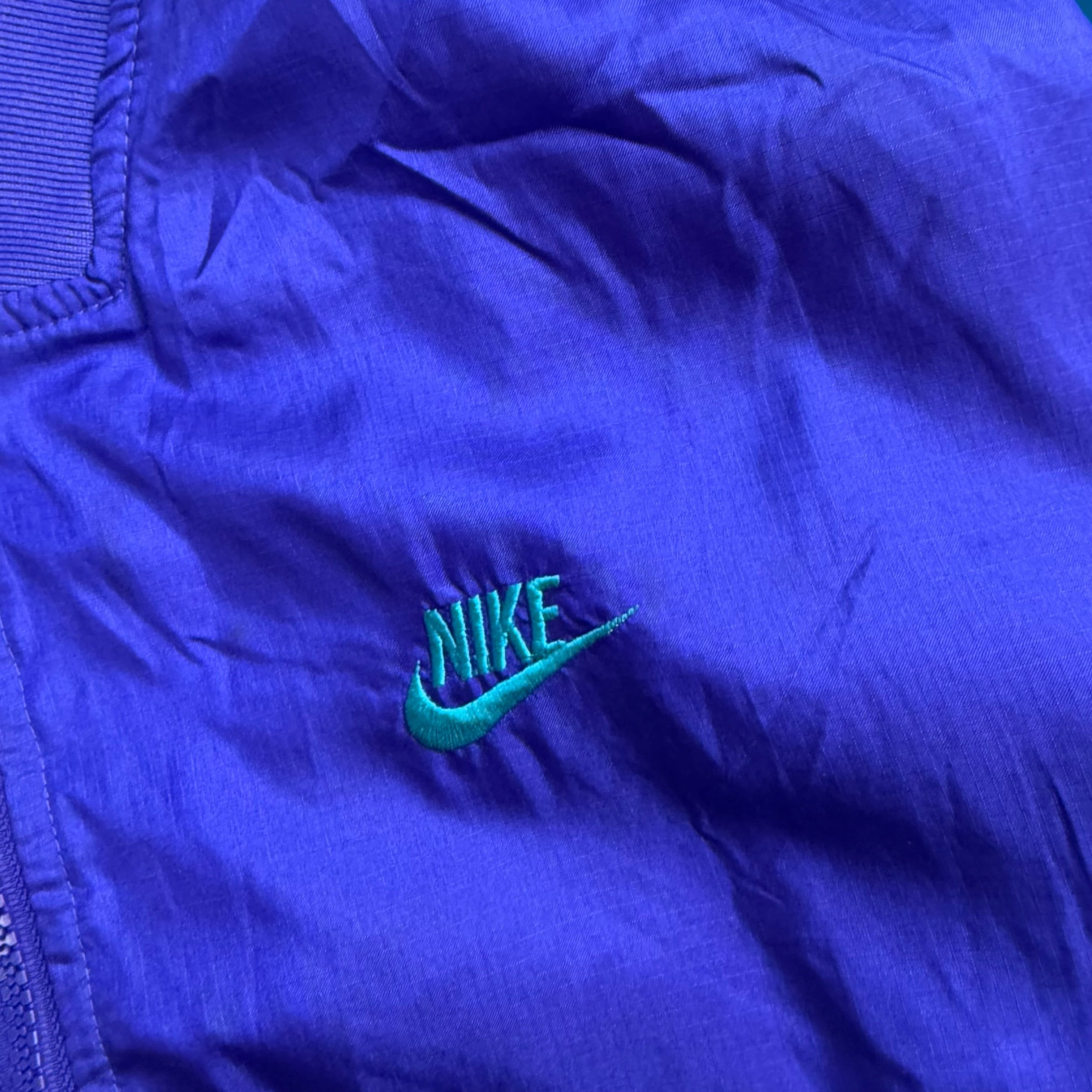 Vintage Nike Windbreaker Aqua Blue/ Green